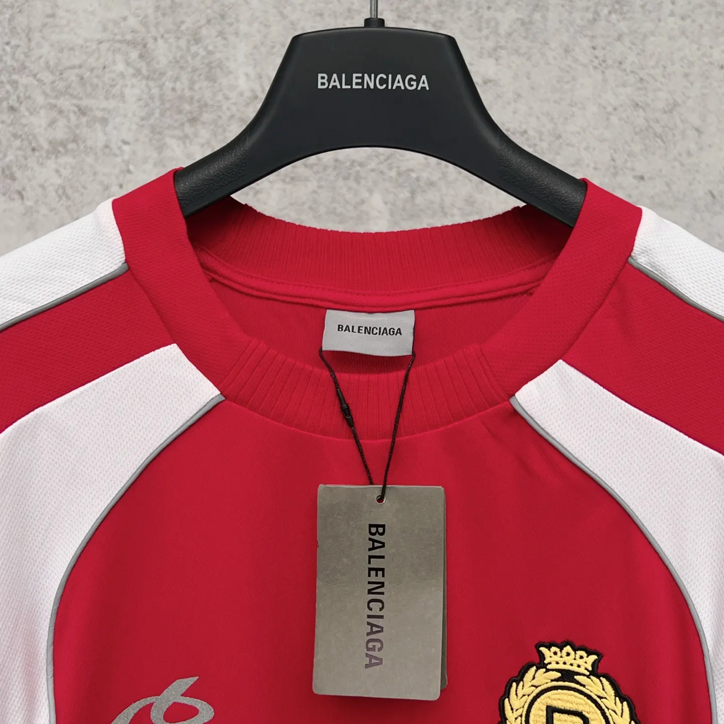 Balenciaga 黑色 Logo 短袖T恤 宽松休闲