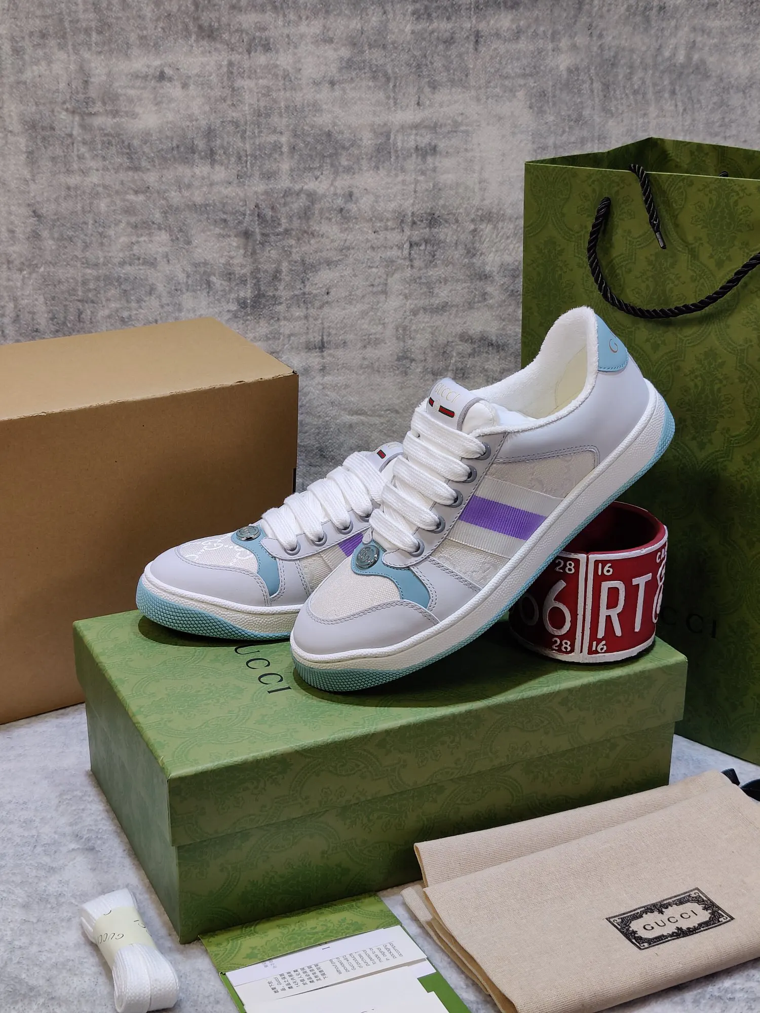 Gucci Logo休閒運動鞋