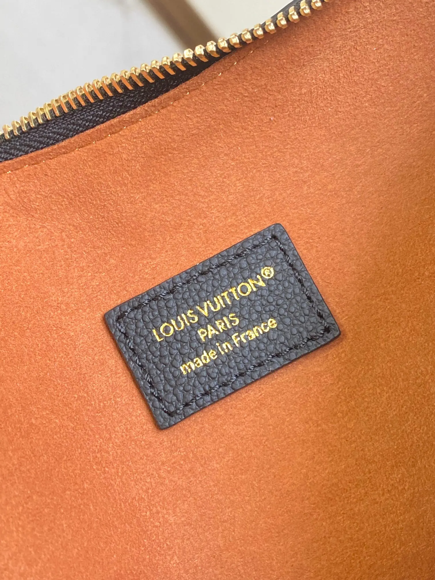 Louis Vuitton Black Brown Organizer Pouch Travel Leather