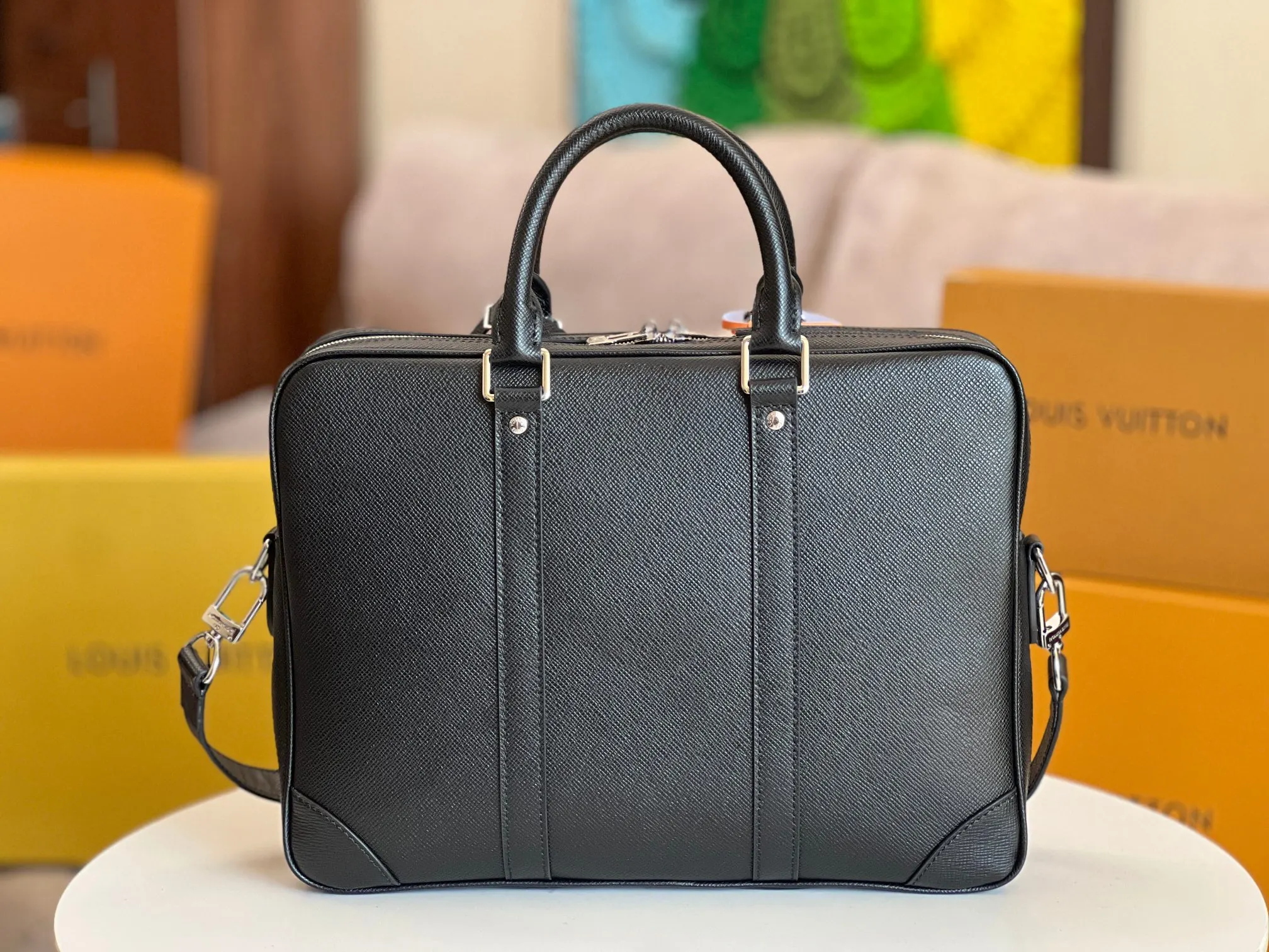 Organizer Pouch Travel Leather