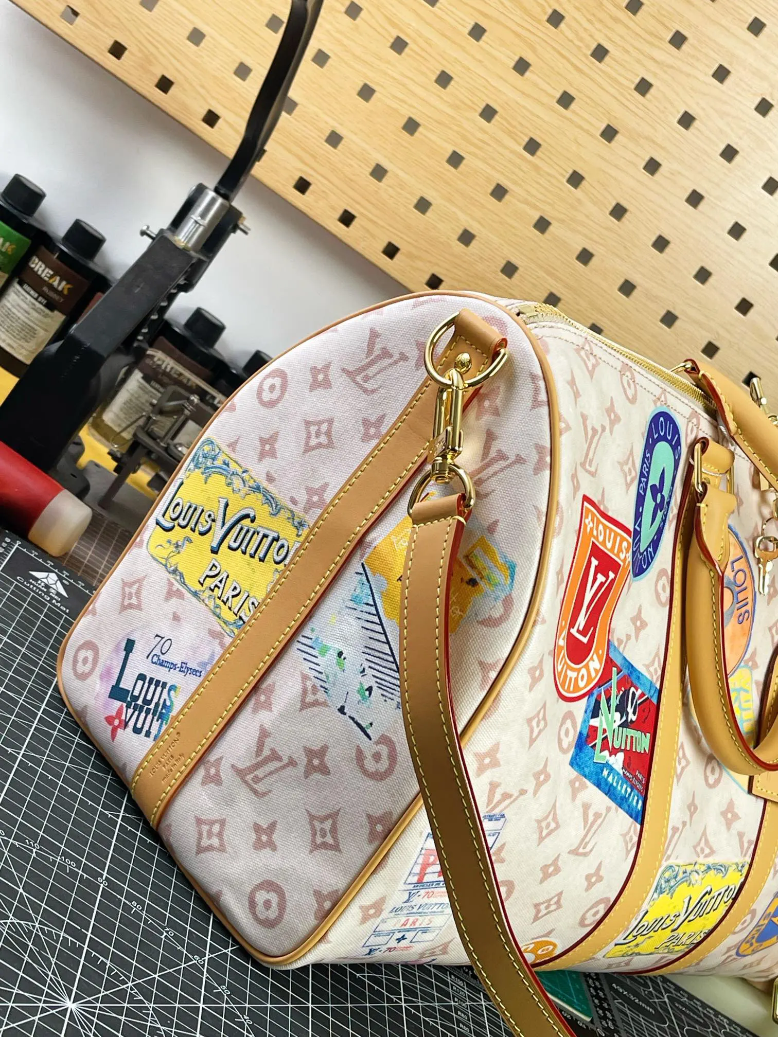 LV Keepall 牛皮 旅行袋 大容量旅行款