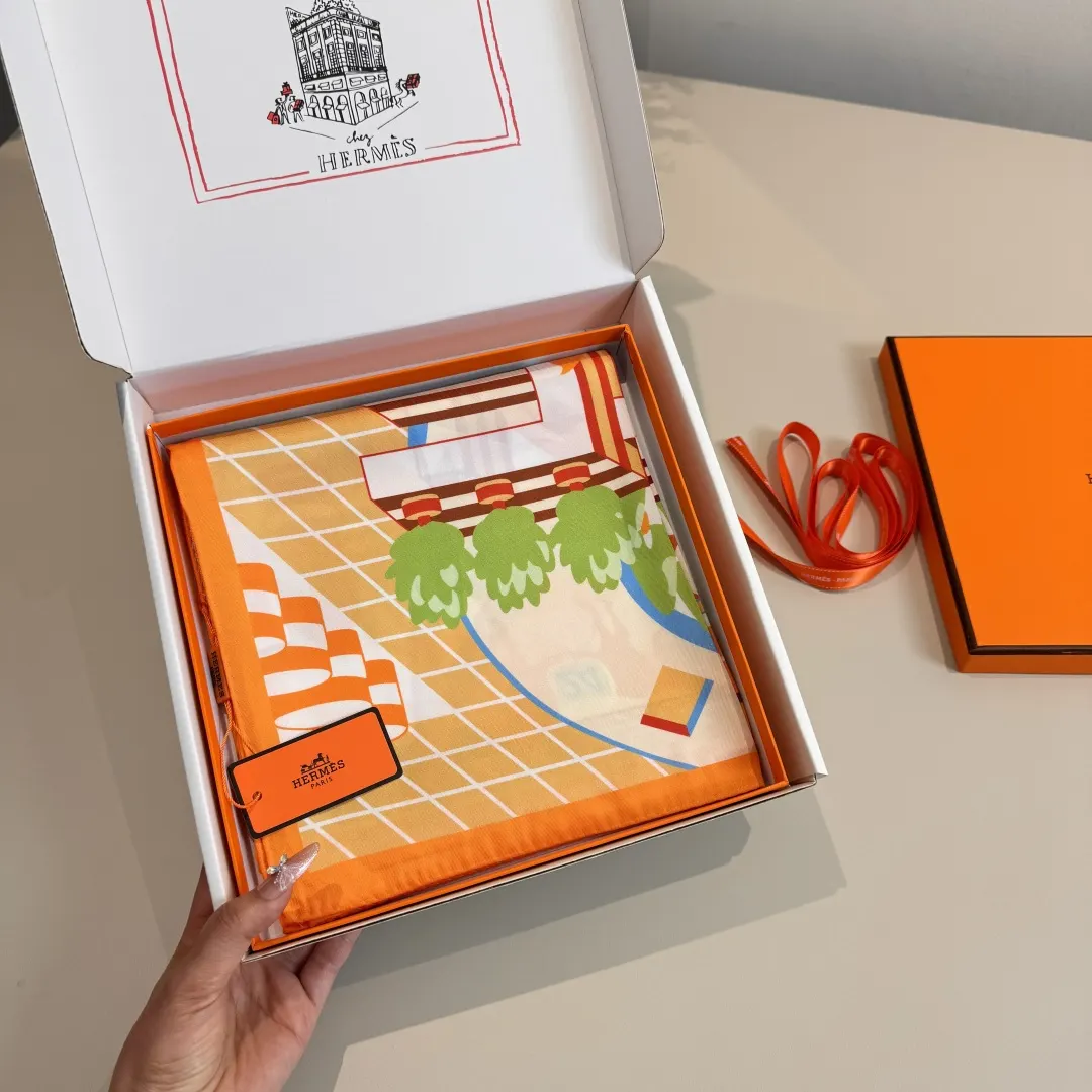 Hermès 丝巾 精致配饰