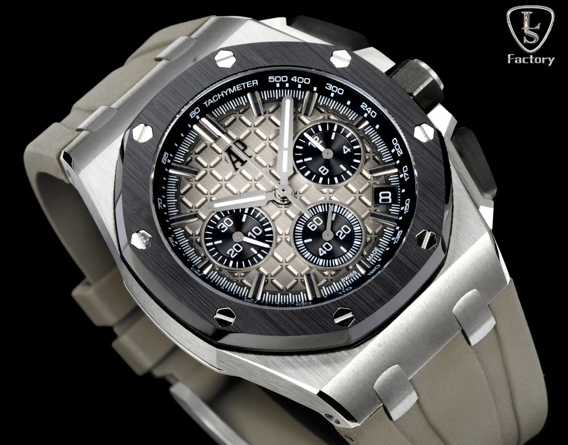 Audemars Piguet 黑色 藍色 牛皮 手錶 經典腕表款