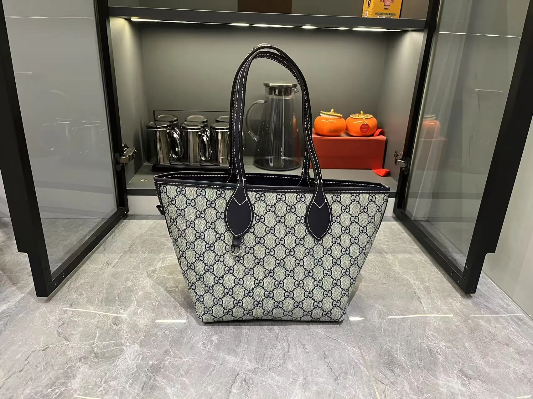 Gucci 棕色 托特包 手提單肩