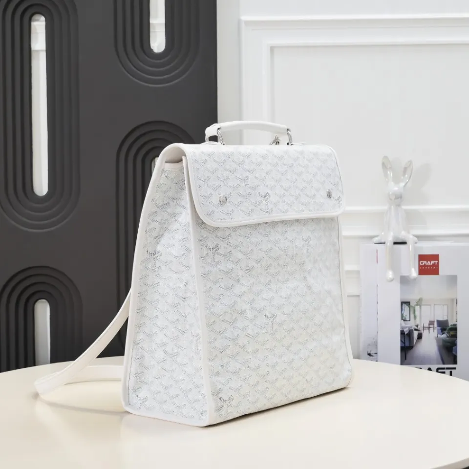 Goyard White Backpack