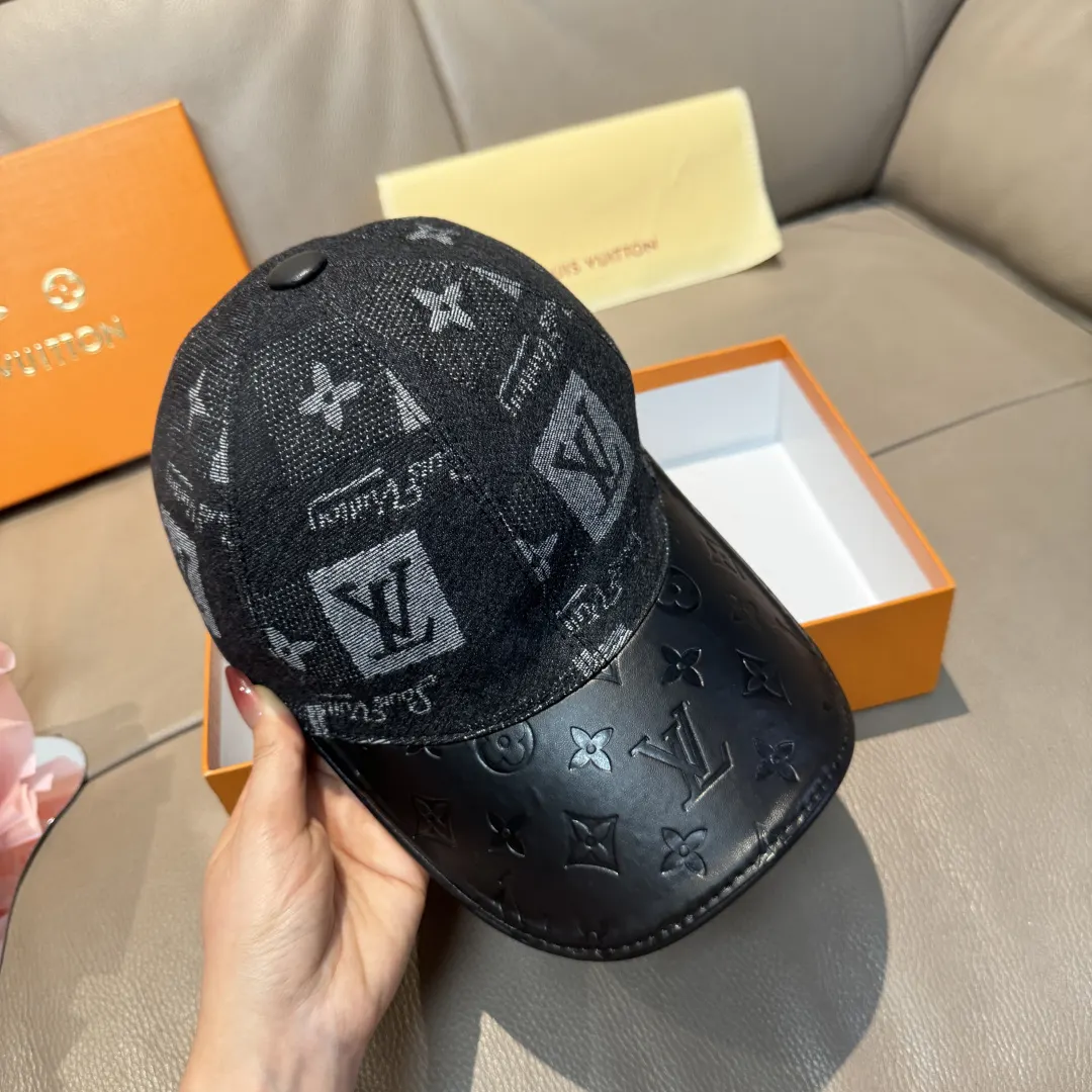 LV 牛皮 棒球帽 日常休闲款