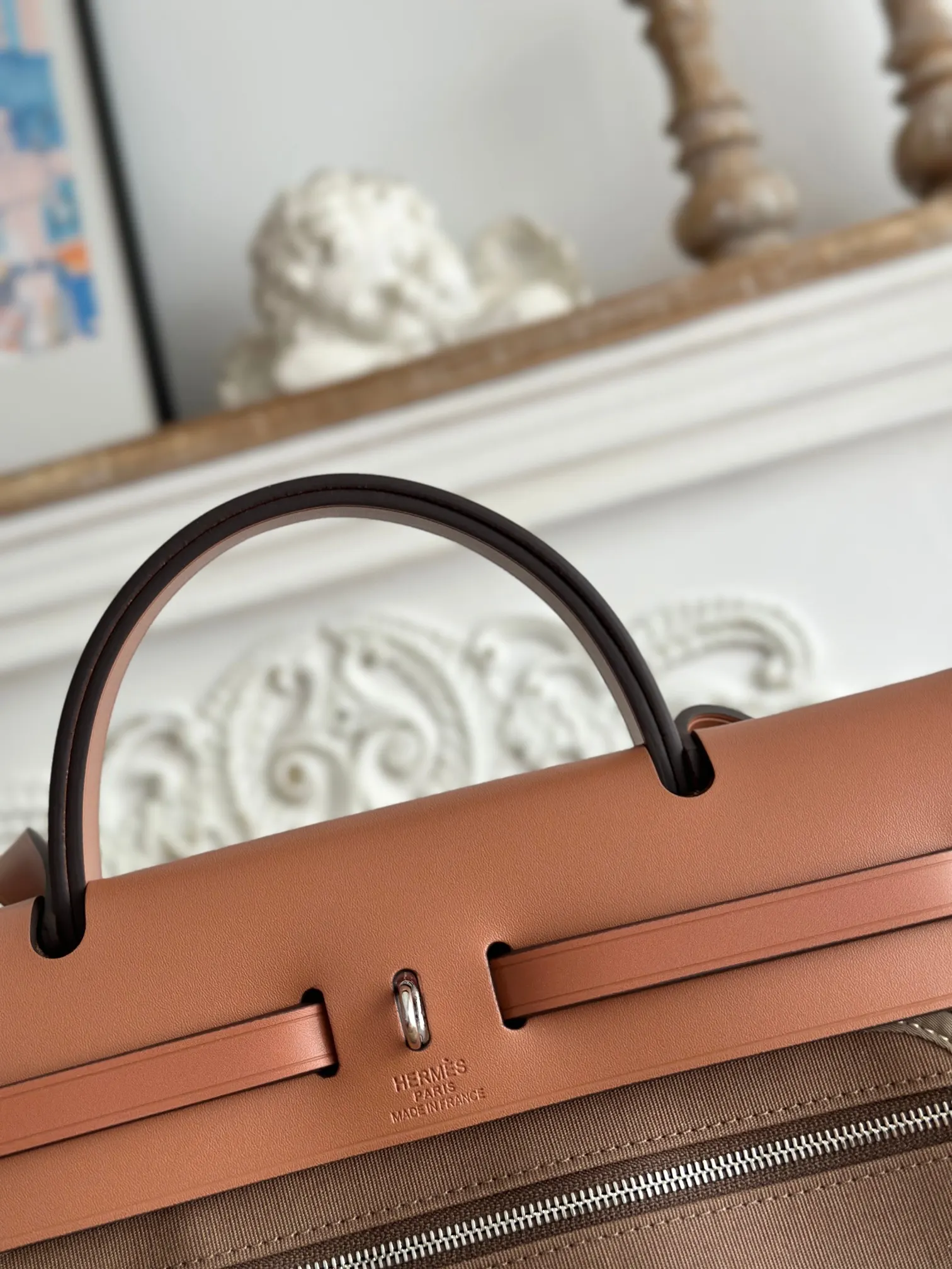 Hermes Kelly 帆布 手提包 实拍款01 精选款