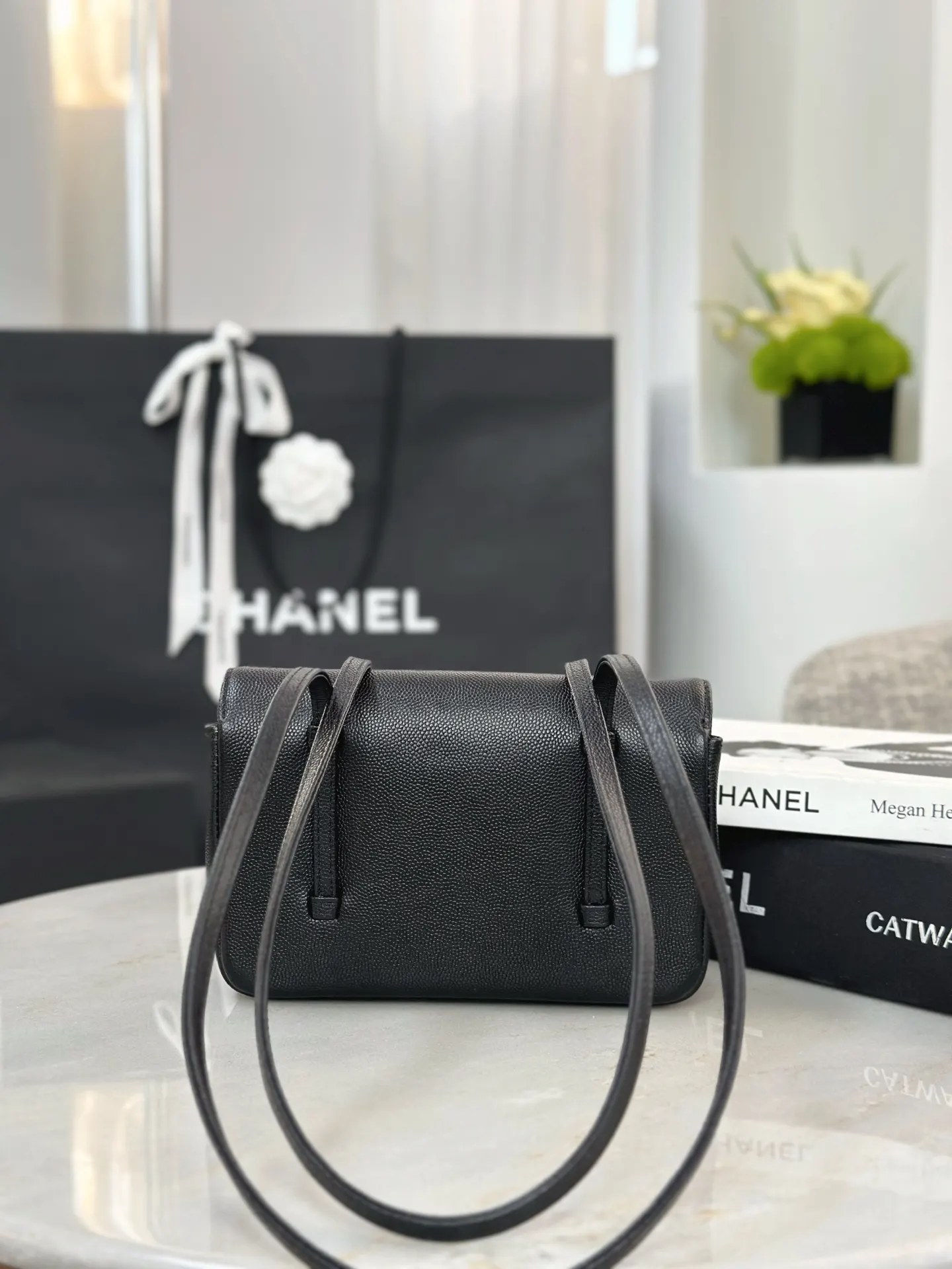 Chanel Calfskin Preppy Coco Handbag Hand Shoulder Image 4 Chanel Calfskin Preppy Coco Handbag Hand Shoulder Image 4