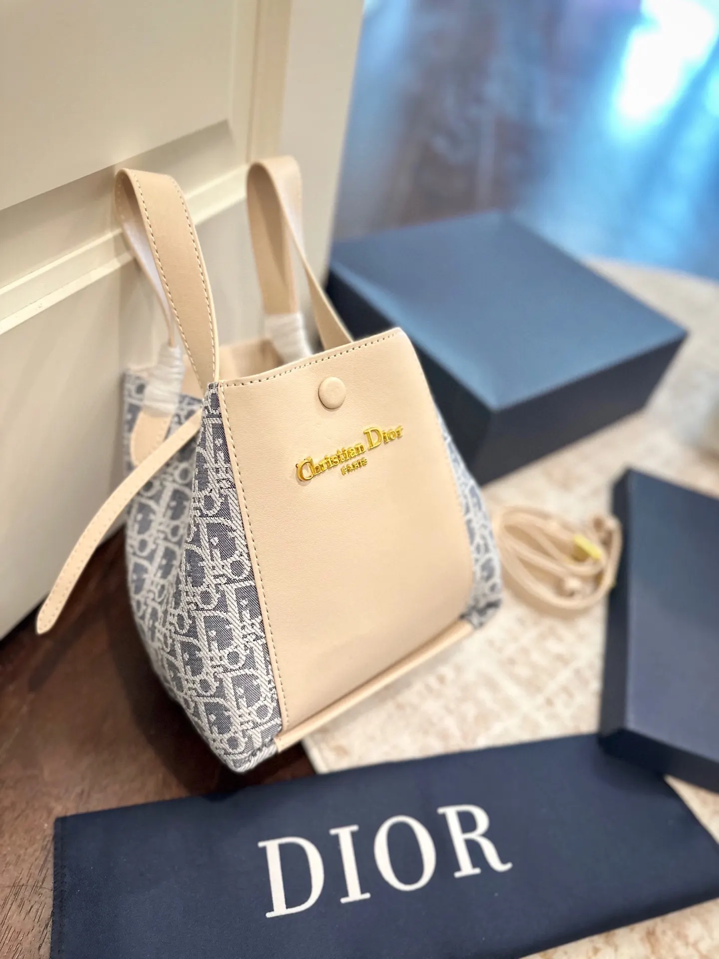 Dior 老花 水桶包 休閒水桶款
