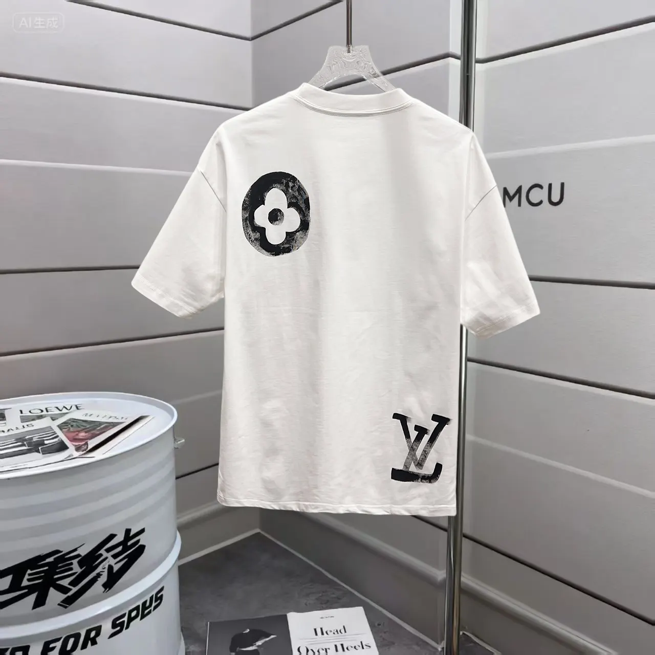 LV 白色小标短袖T恤 简约休闲款｜ORBUYBAG 岚奢包高端时尚精品