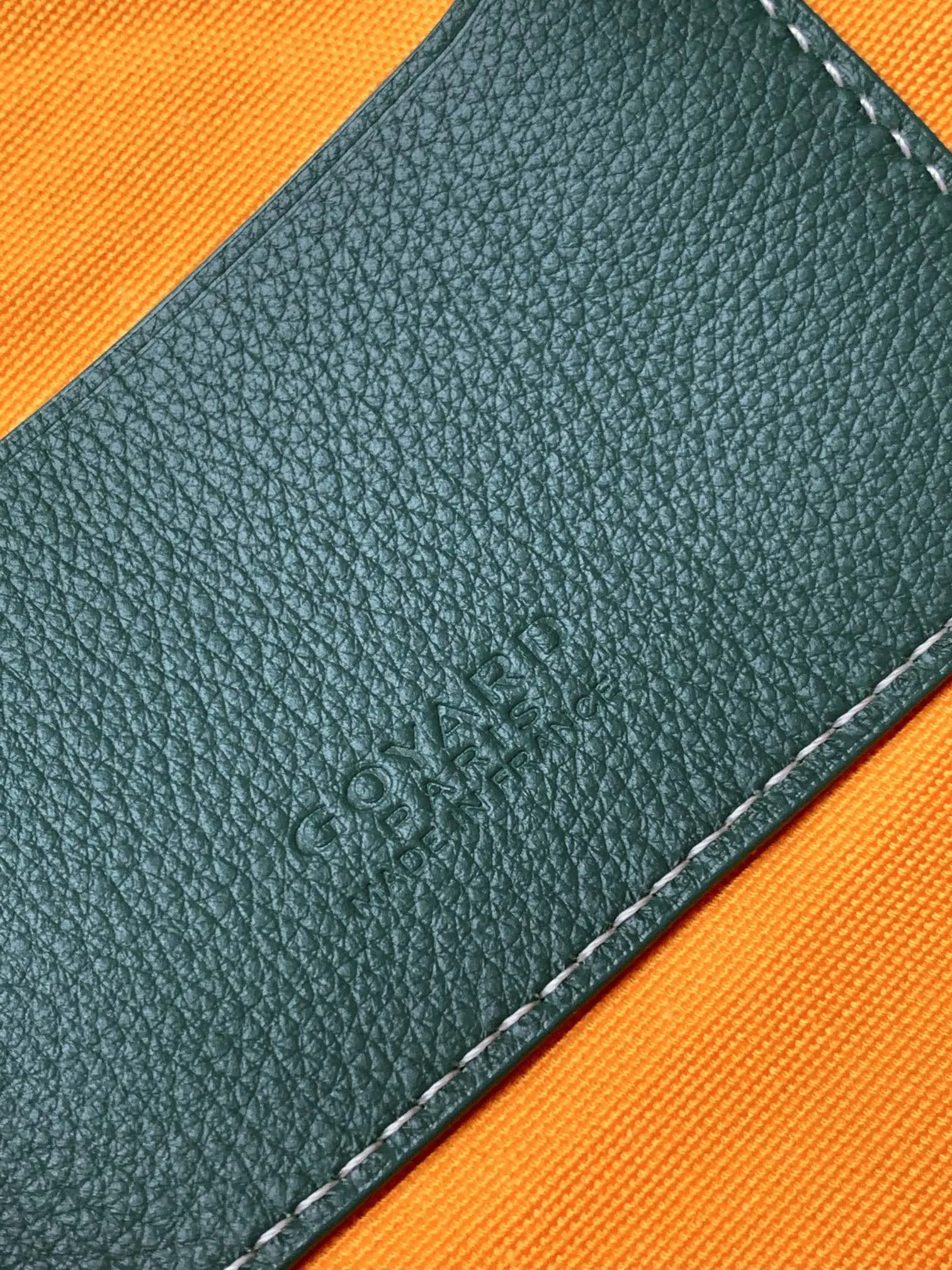 Goyard Green Clutch Bag