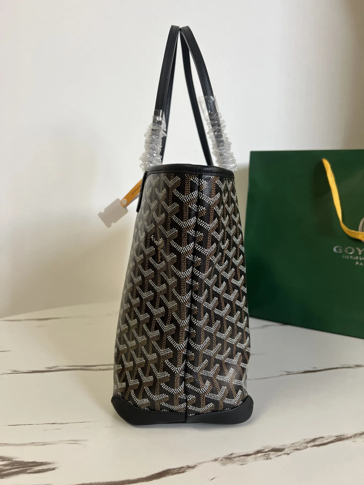 Goyard 黑色 牛皮 托特包 大容量托特款