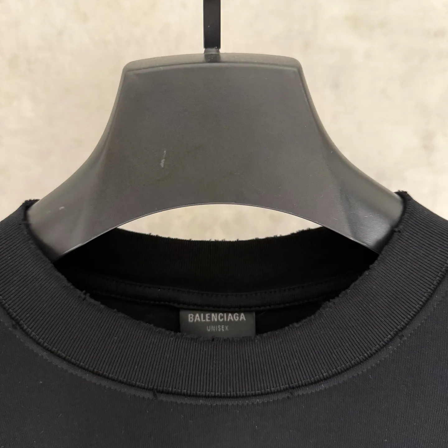 Balenciaga 25SS 刺绣 纯棉 短袖T恤 街头休闲款