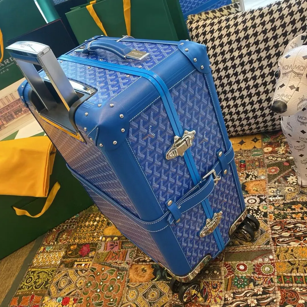 老花 帆布 送礼首选 行李箱 旅行拉杆款 輕便出行款
