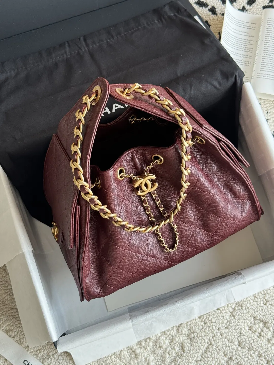 Hobo Shoulder Bag Vintage Leather