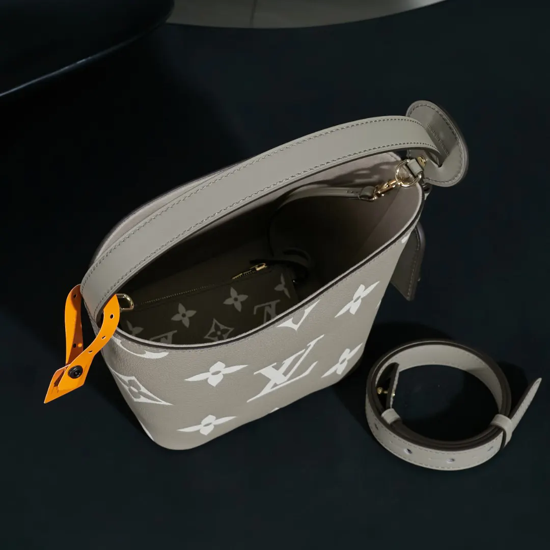 LV Gray and Black Colorblock Handbag Image 18 LV Gray and Black Colorblock Handbag Image 18