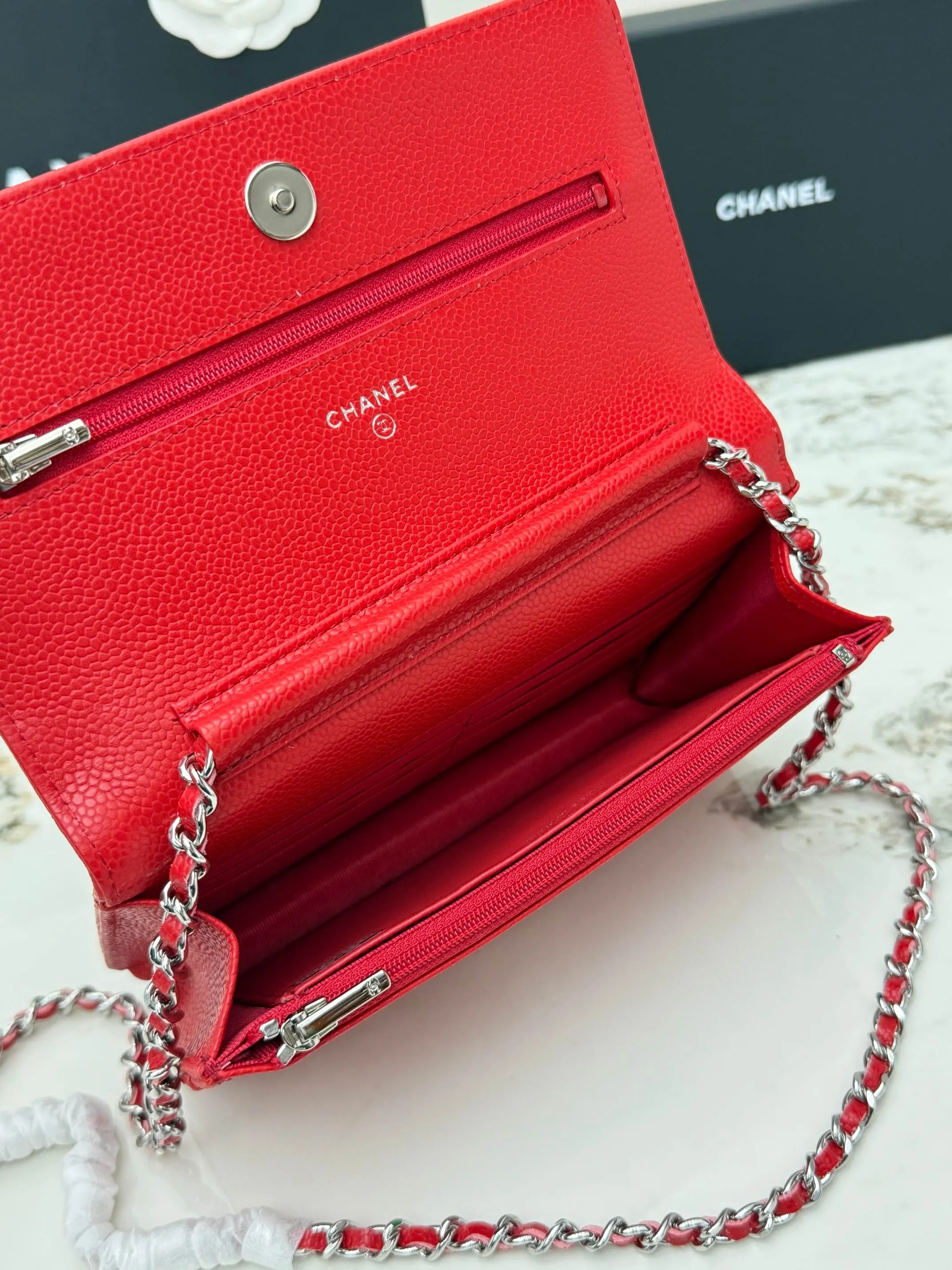 CHANEL 小牛皮 链条包 精致链条款