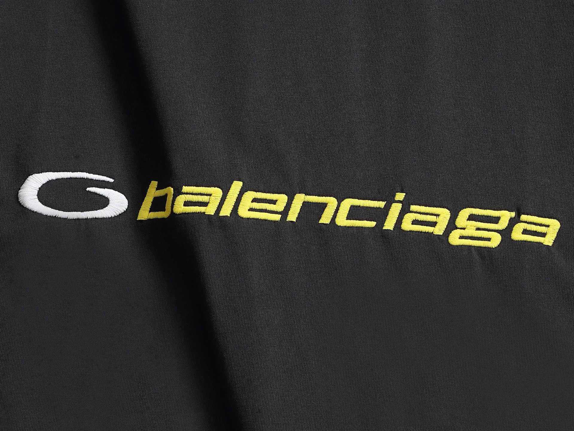Balenciaga 黑色 Logo 短袖T恤