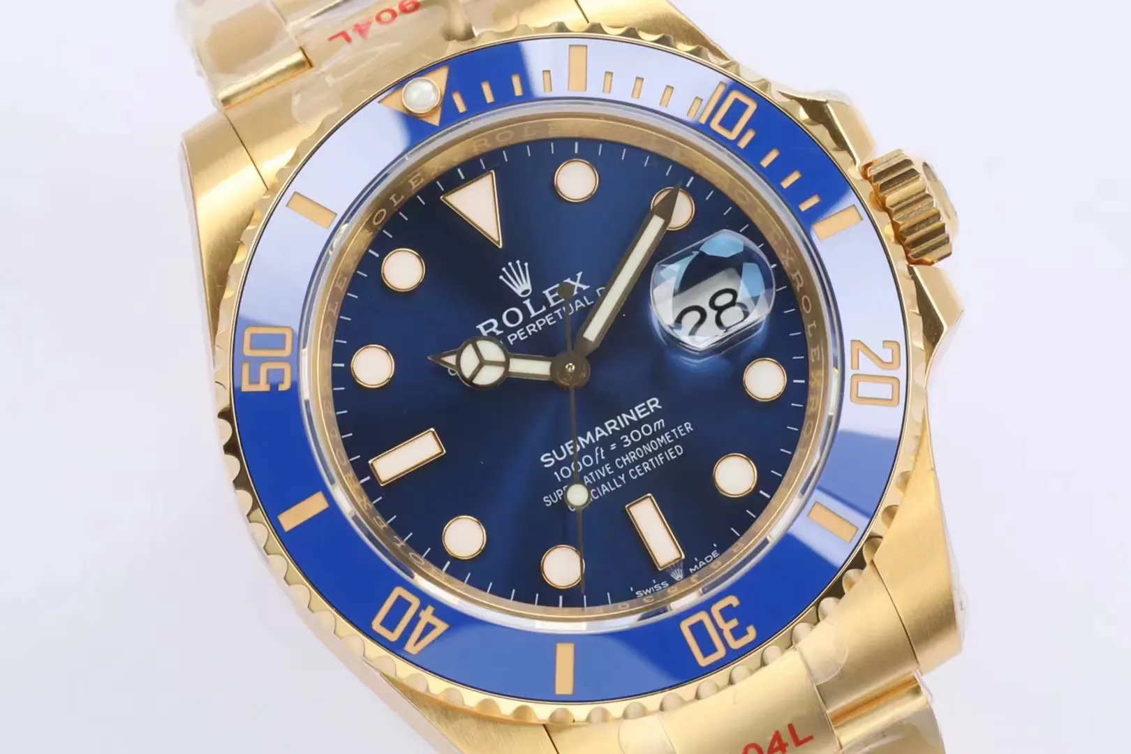 Rolex 蓝色 金色 ⃣ 与 一致厚度 表径 手表 经典腕表款
