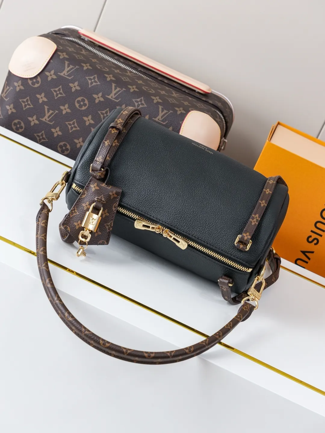 LV Keepall 牛皮 旅行袋 大容量旅行款