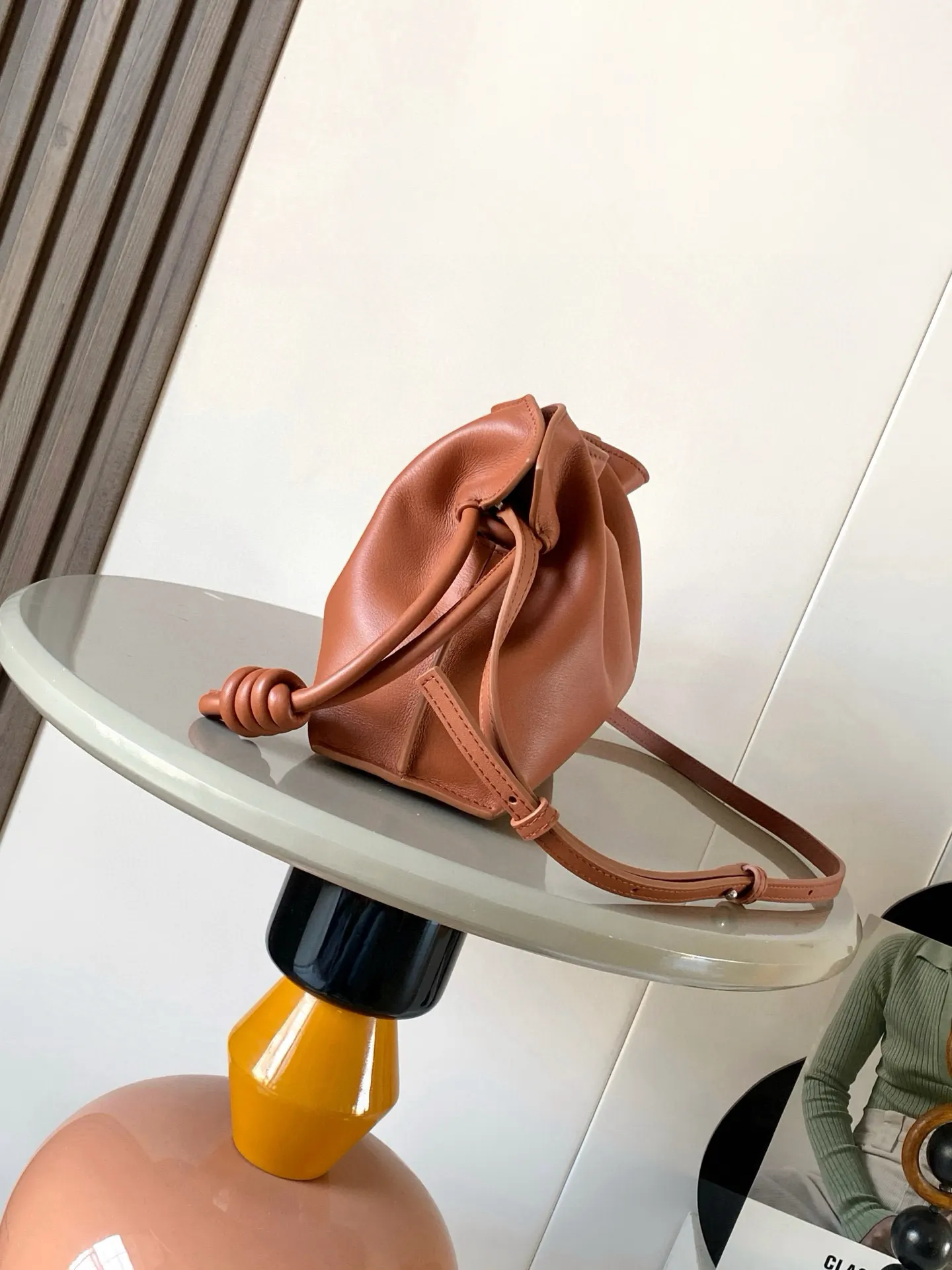 Loewe 棕色 小牛皮 托特包 大容量托特款