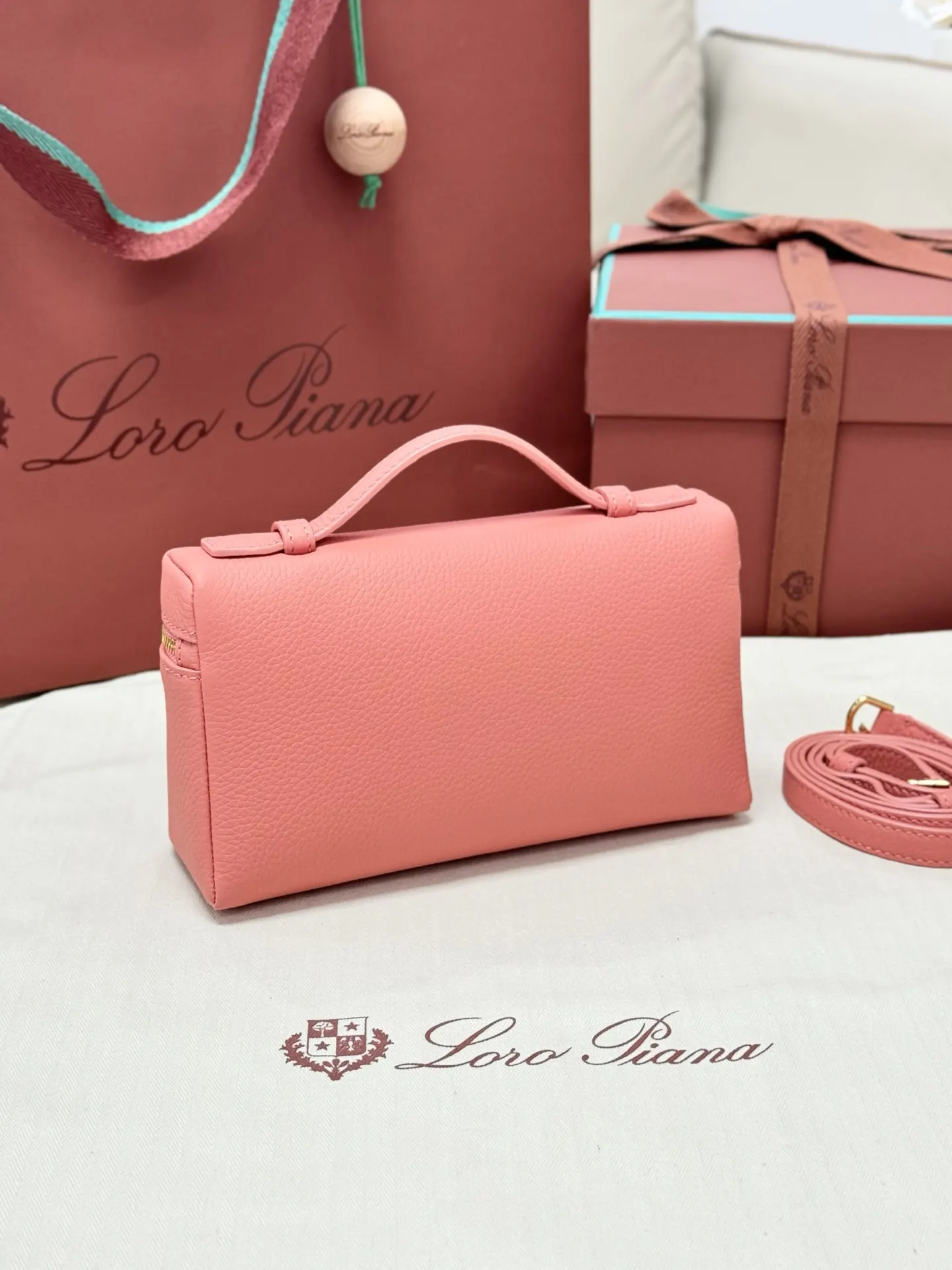 Gold Clutch Bag Leather
