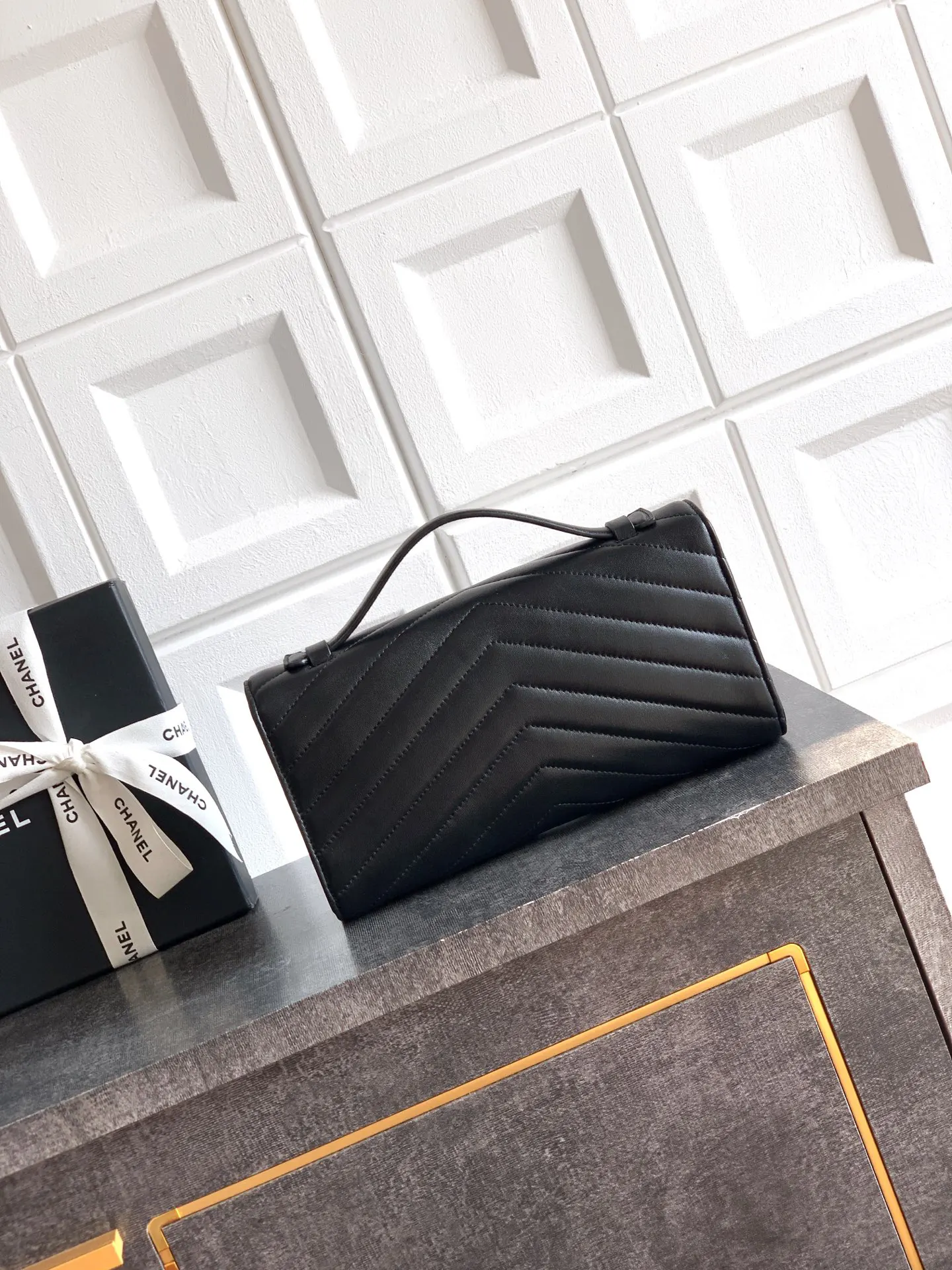 CHANEL 黑色 銀色 鏈條包 精致鏈條款