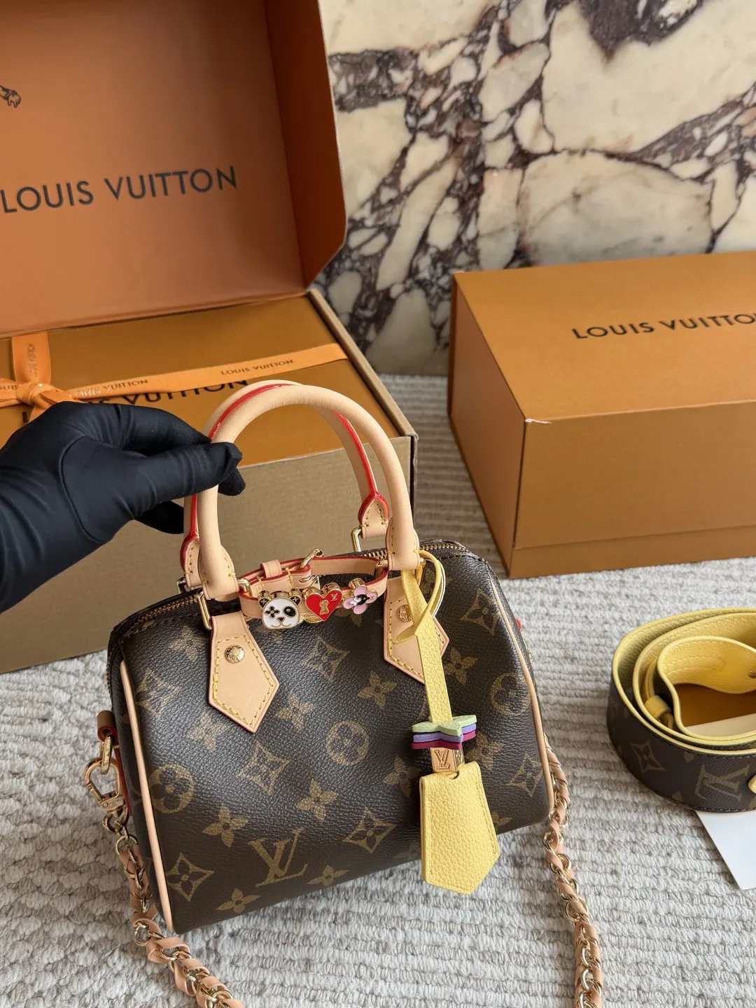 LV Speedy 枕头包 小枕头包 密封 对NANO 旅行袋 大容量旅行款