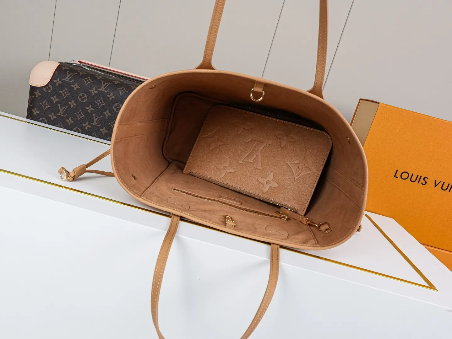 Neverfull 牛皮 托特包 大容量托特款