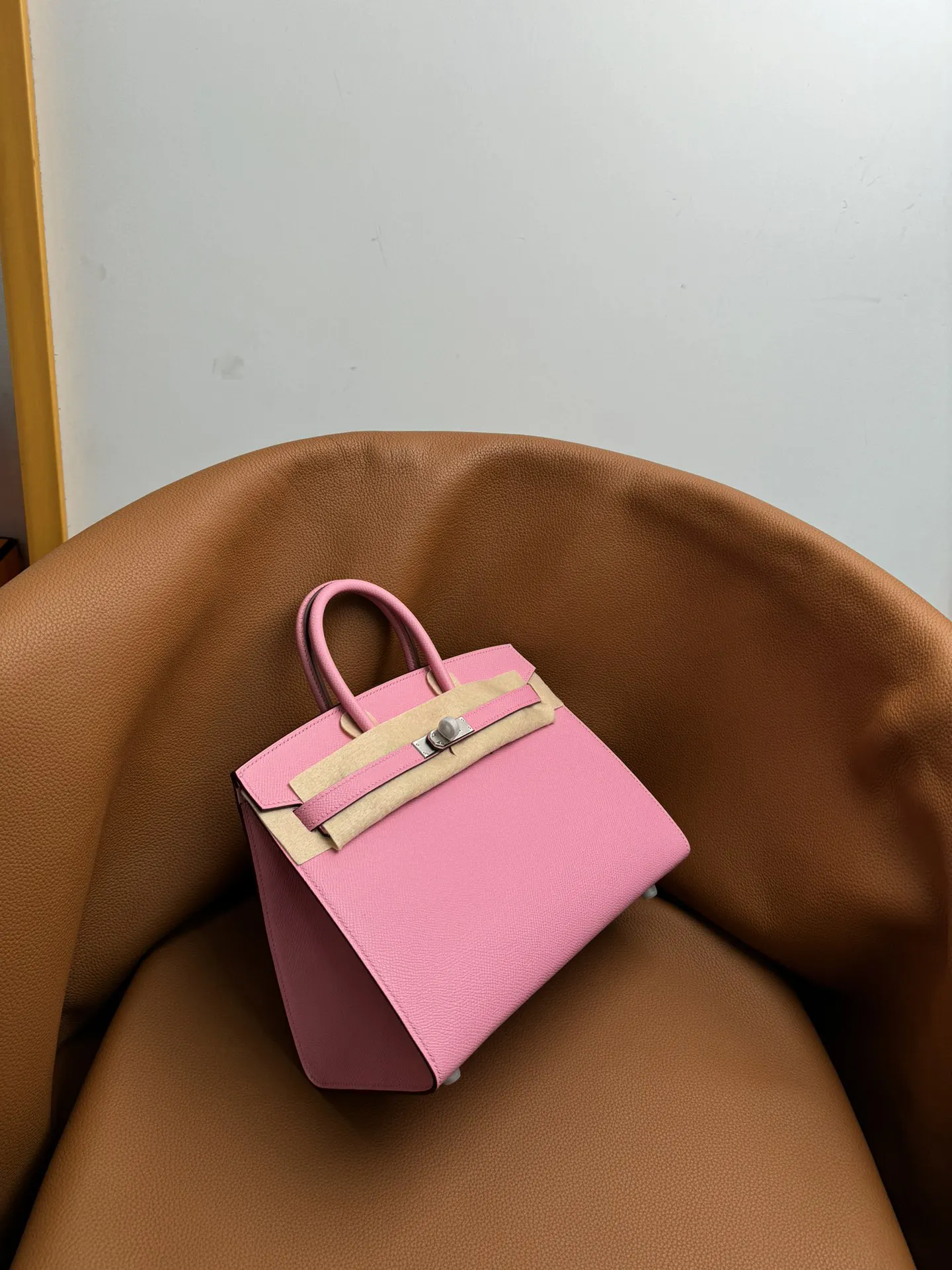Birkin 铂金 外缝 铂金 进口Epso 手提包 通勤手提款