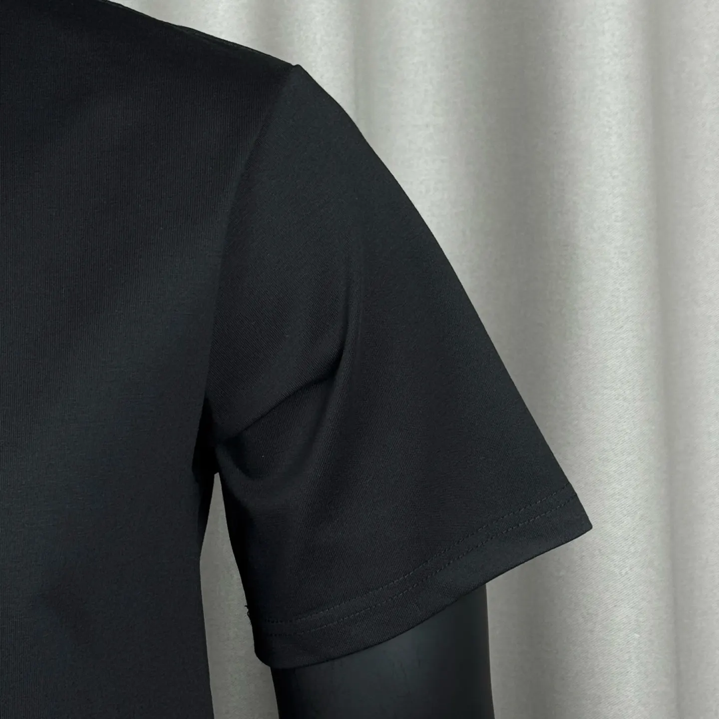 Balenciaga Black Cotton Logo Short Sleeve T-Shirt Street
