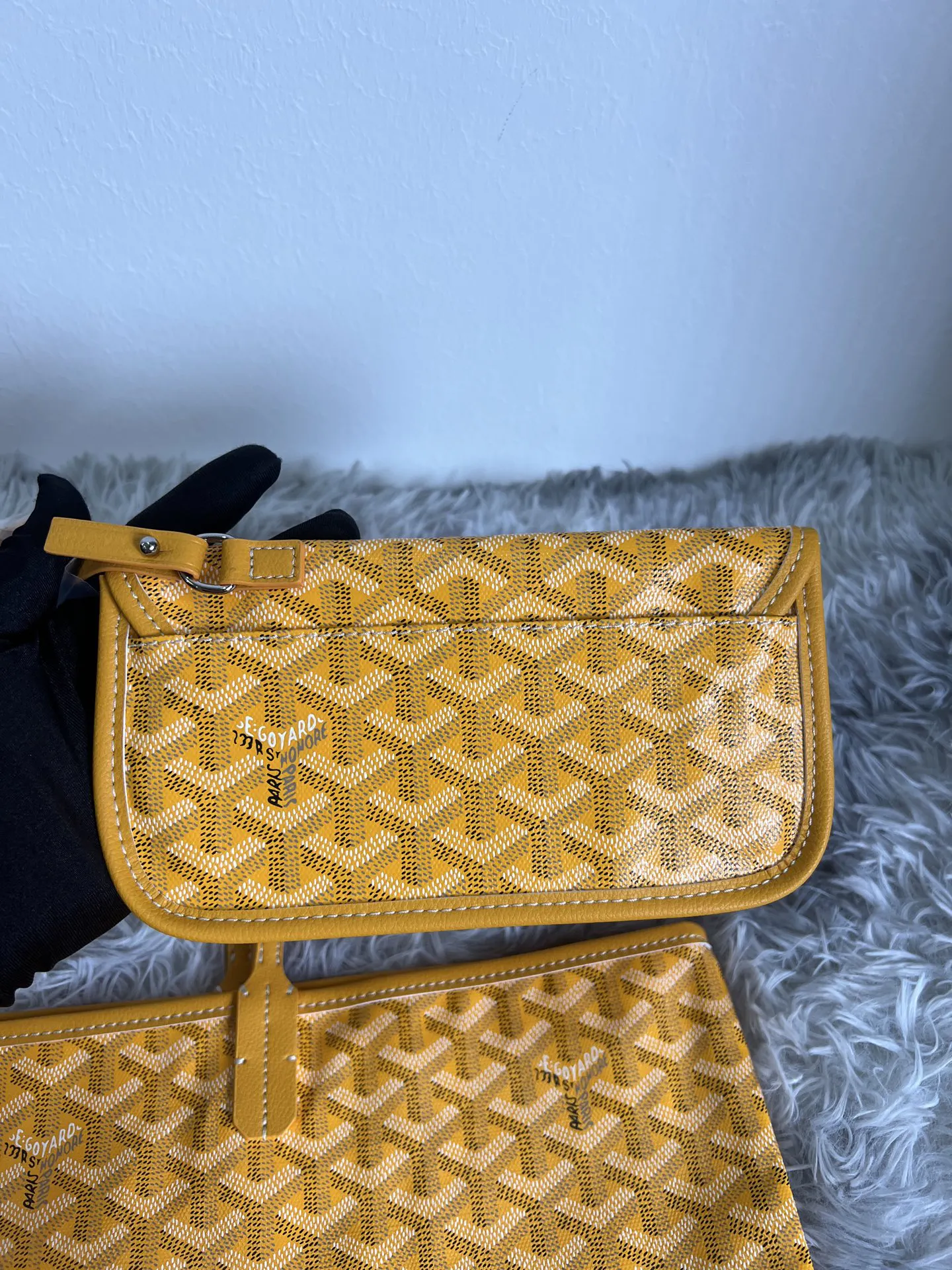 Yellow Tote Bag Leather