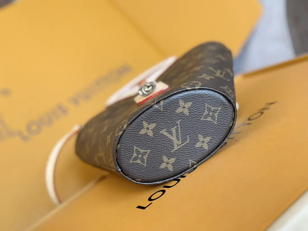 LV 老花 帆布 RIVAGE BB 手袋 水桶包 休闲水桶款