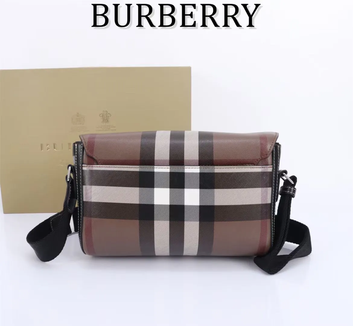 Burberry 灰色 皮革 收納包 旅行收納款