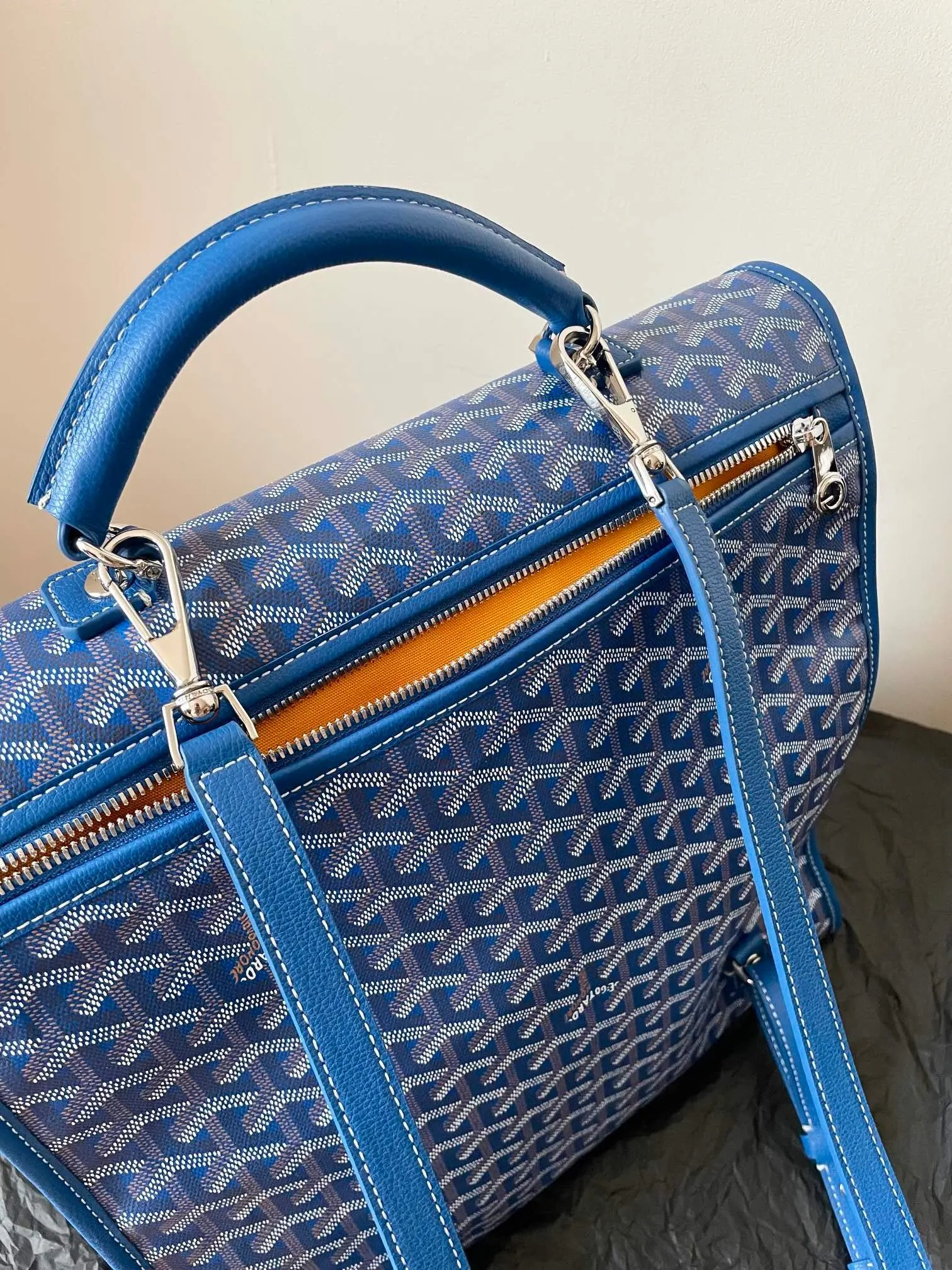Goyard Blue Backpack Image 8 Goyard Blue Backpack Image 8