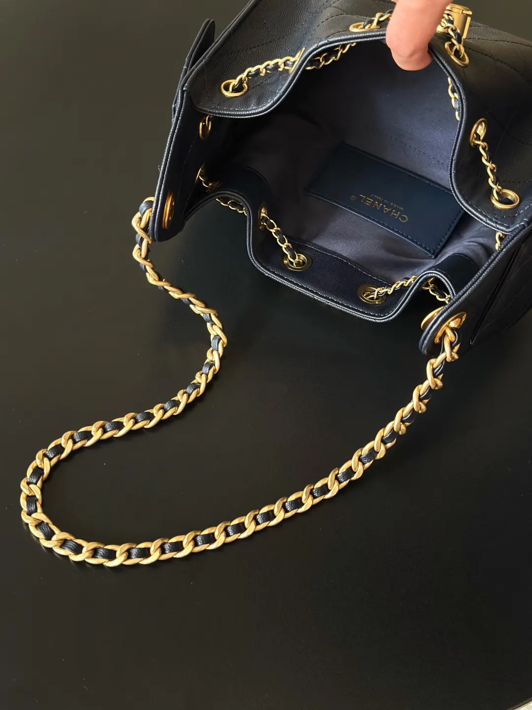 Bucket Bag Casual Leather