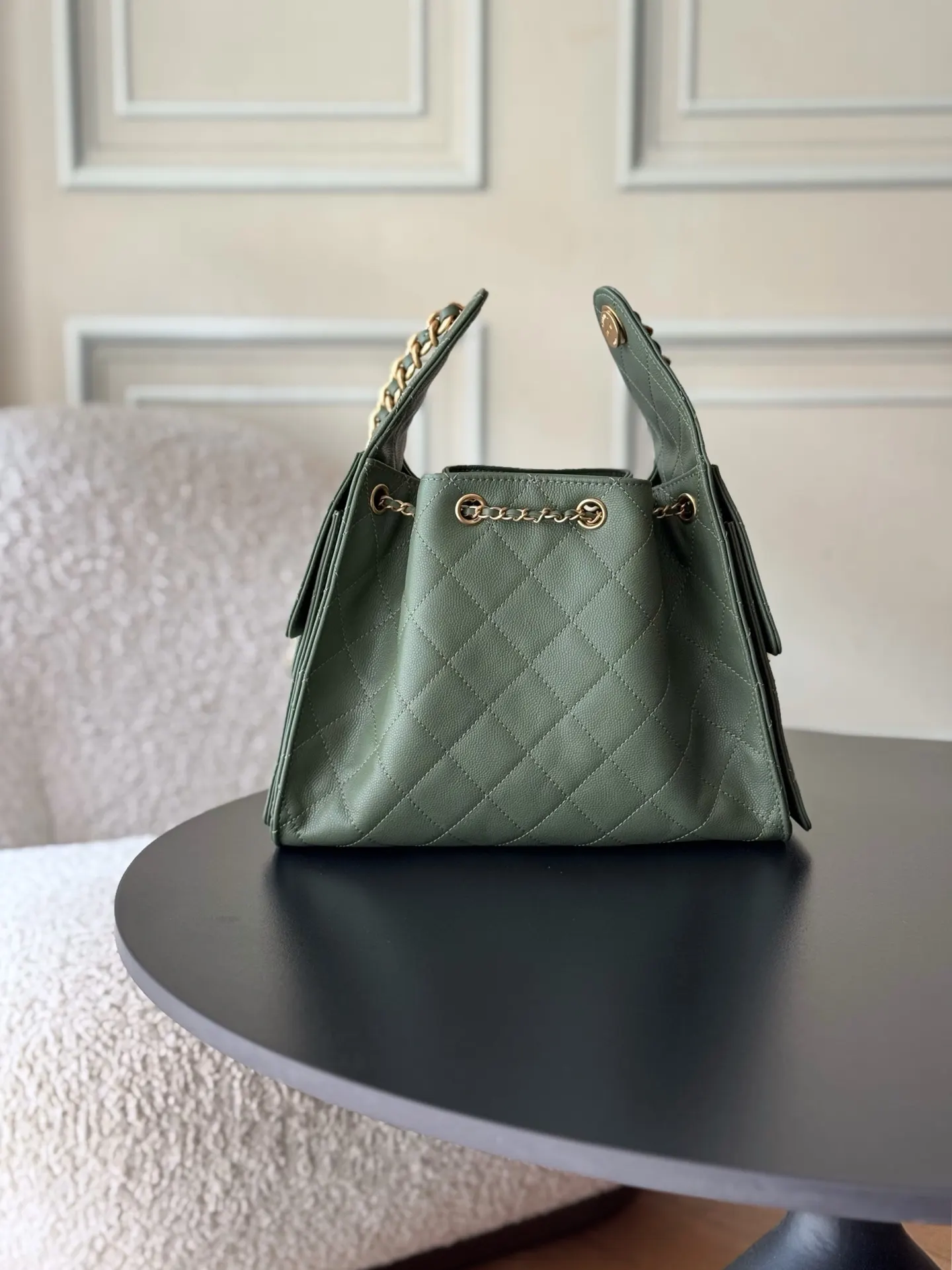 Chanel Hobo Shoulder Bag Vintage Leather