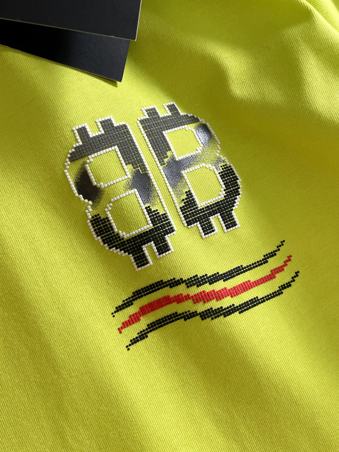 Balenciaga 黑色 纯棉 Logo 短袖T恤