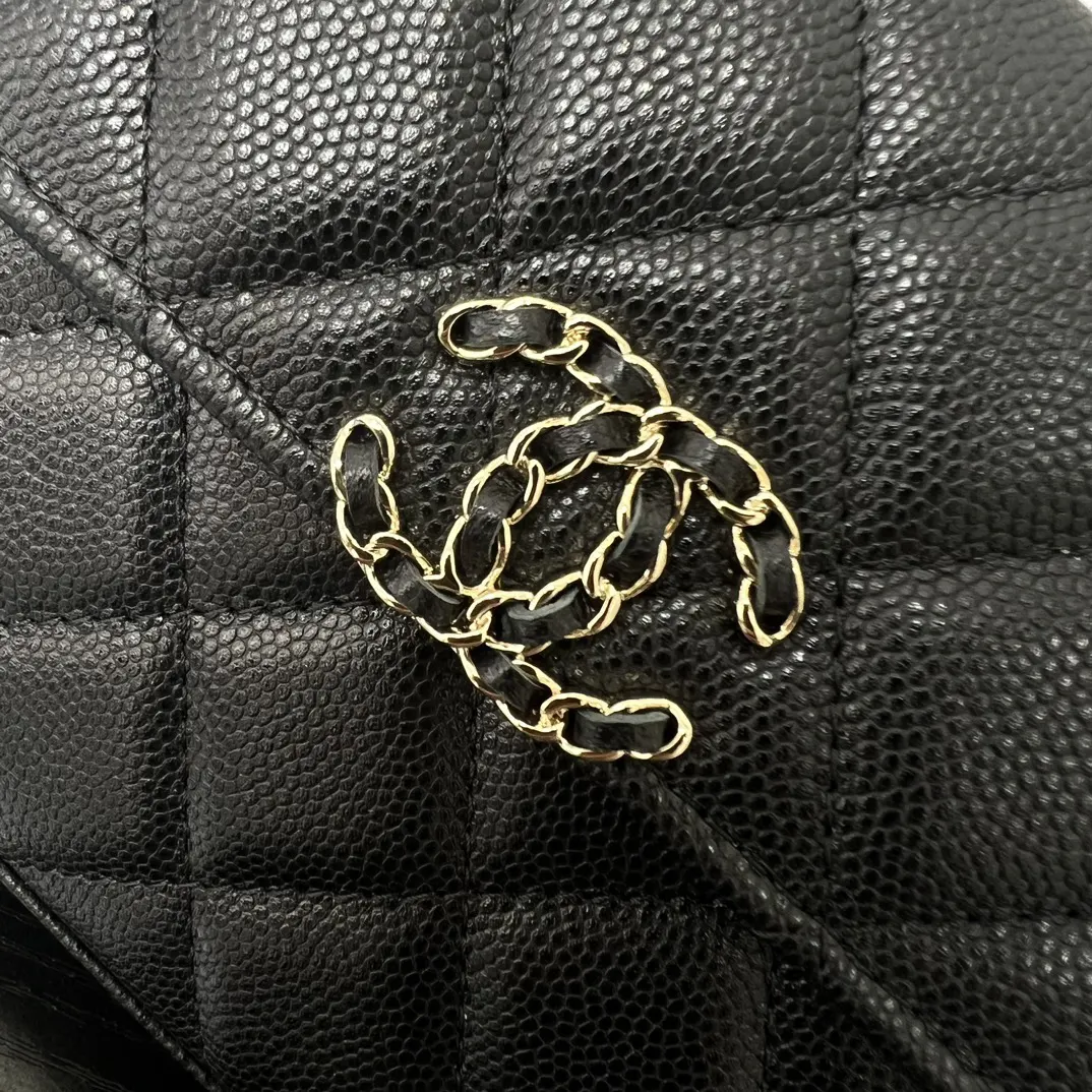 Chanel Cowhide Kelly Handle Bag Hand Crossbody