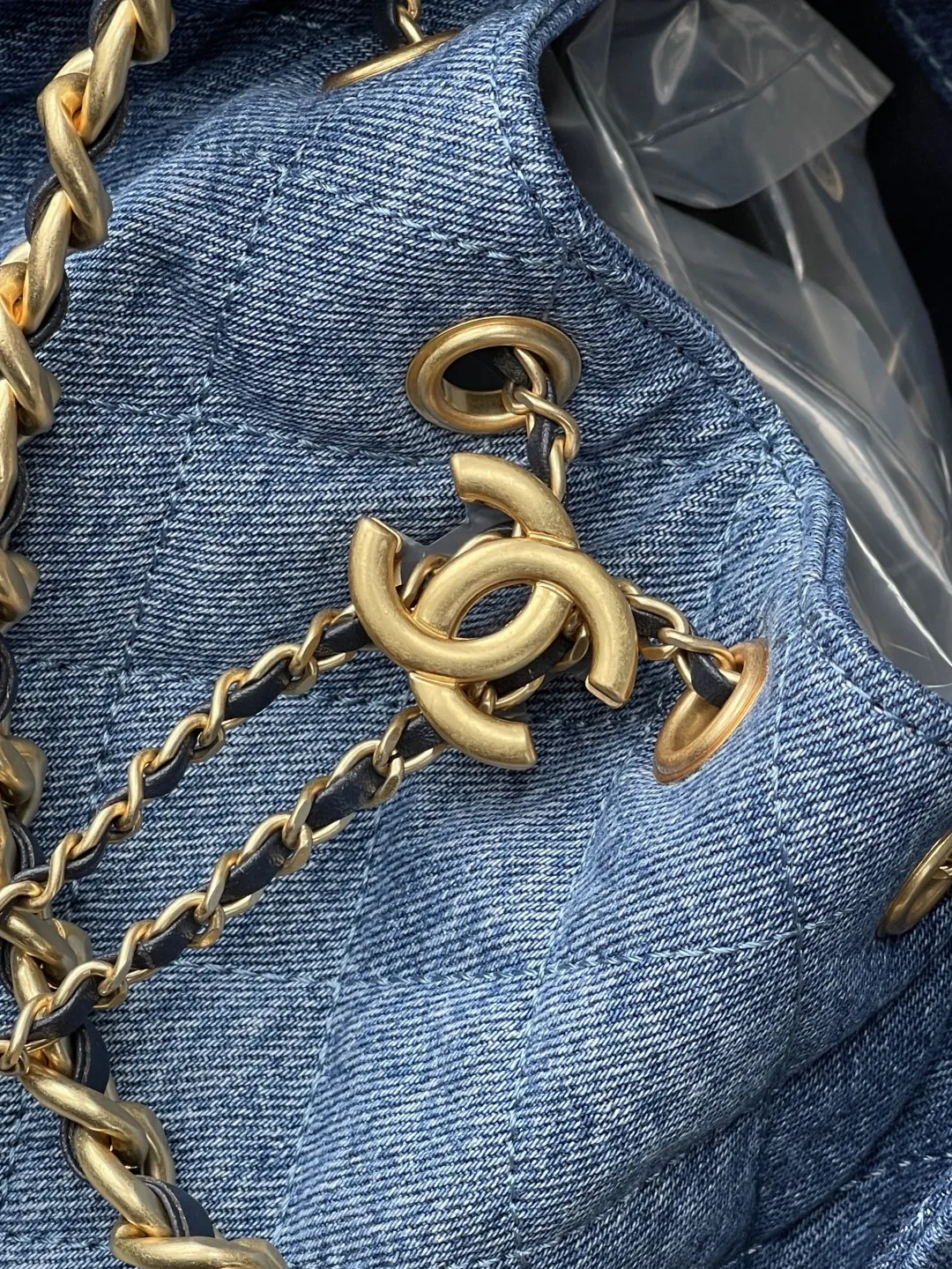 Gold Hobo Shoulder Bag Vintage