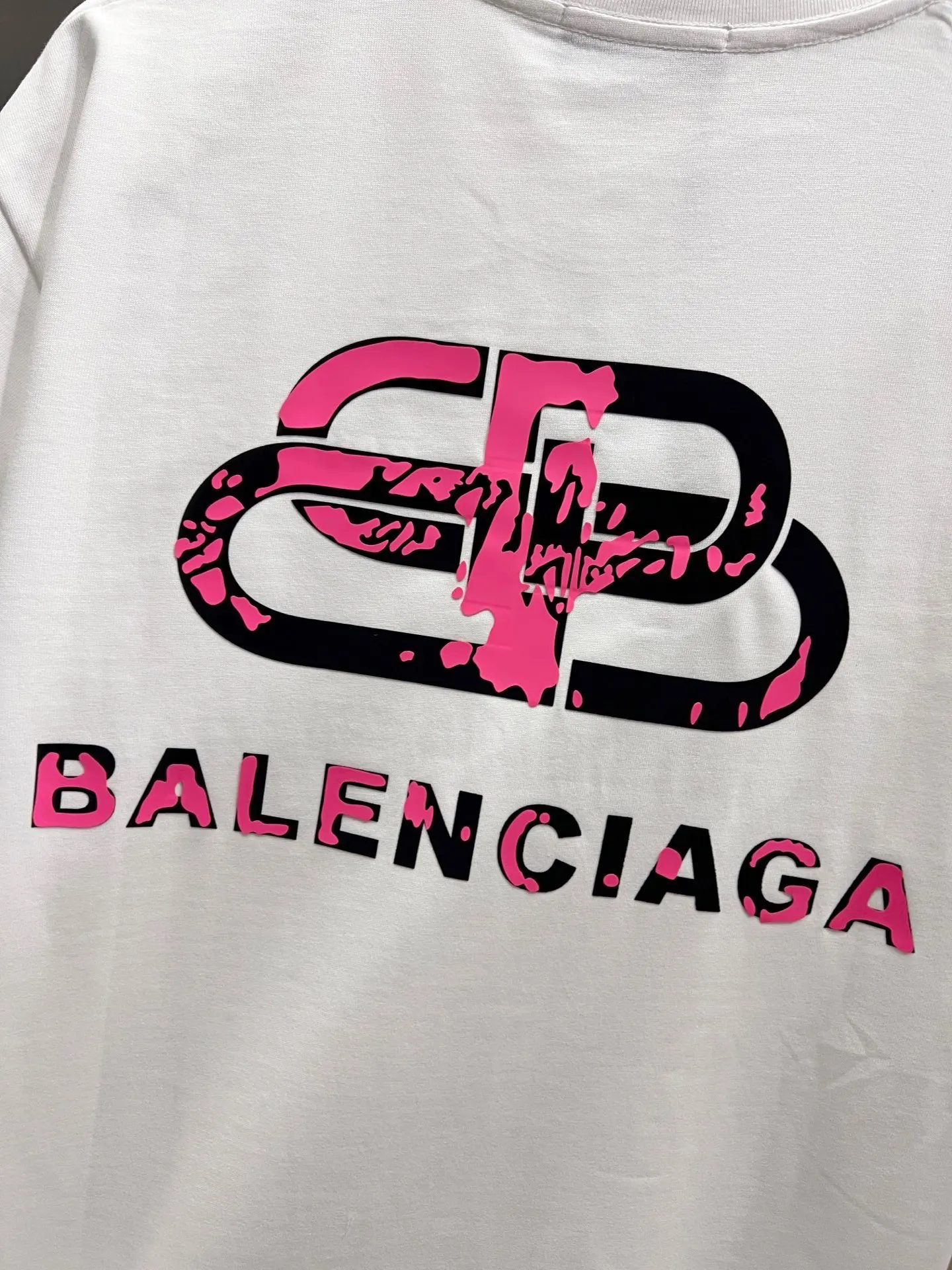 Balenciaga Black Logo Short Sleeve T-Shirt Loose