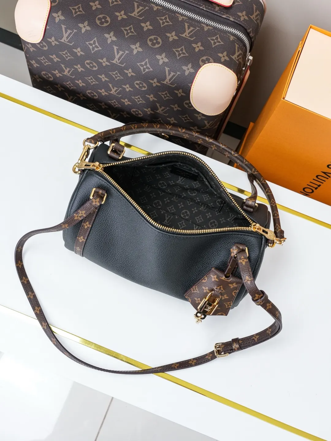 LV Keepall 牛皮 旅行袋 大容量旅行款