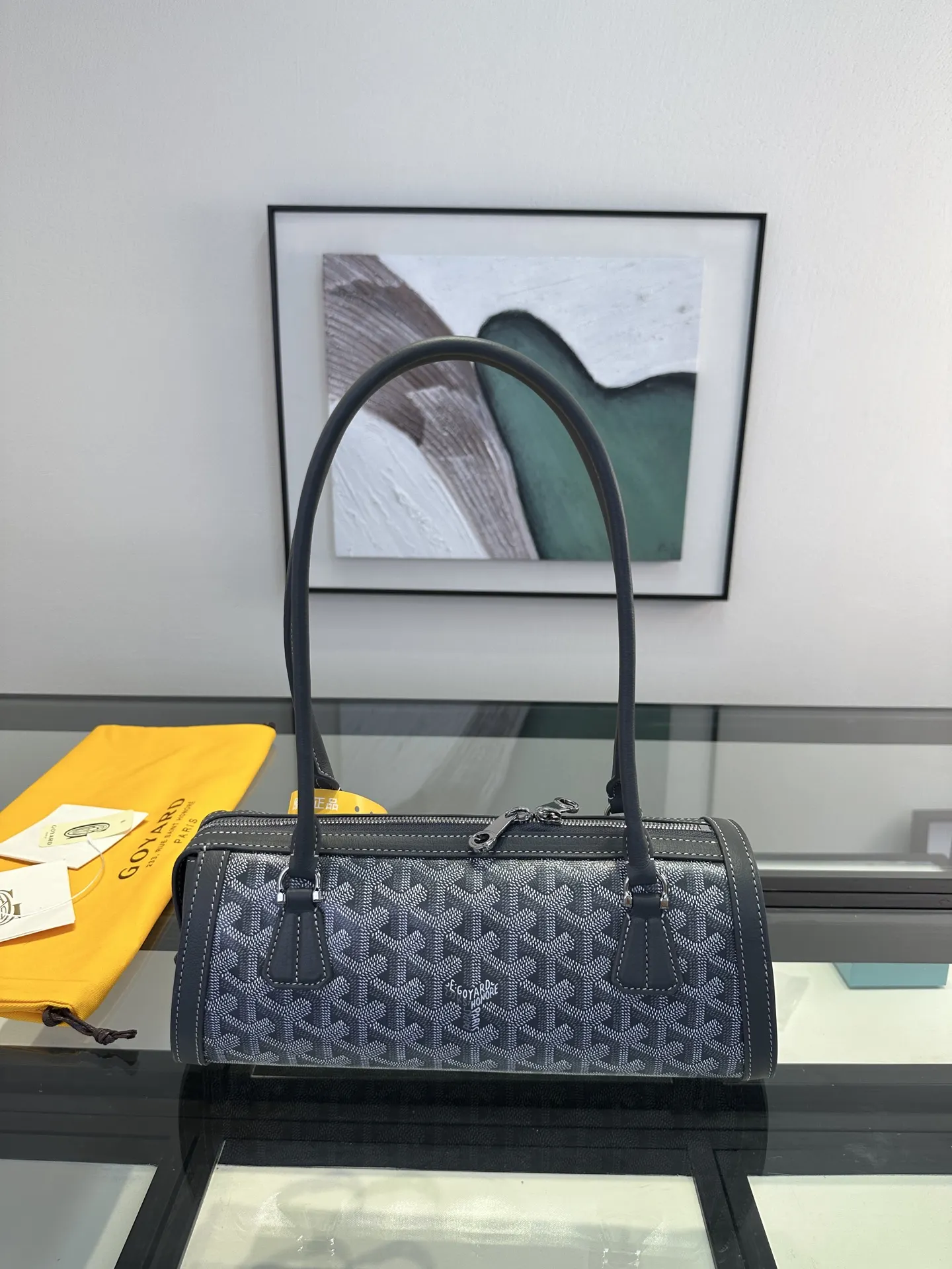 Goyard 灰色 手提随性 腋下时髦 轻松适 通勤约会各种场合 腋下包 复古腋下背款