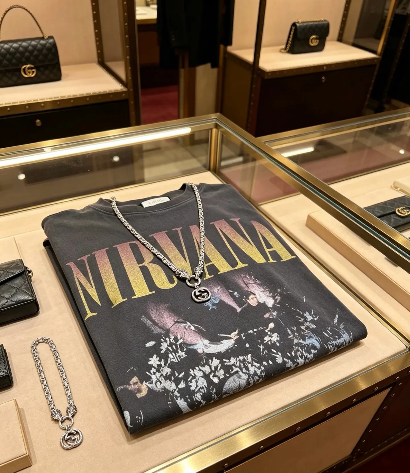 Gucci 鏈條包 單肩斜挎