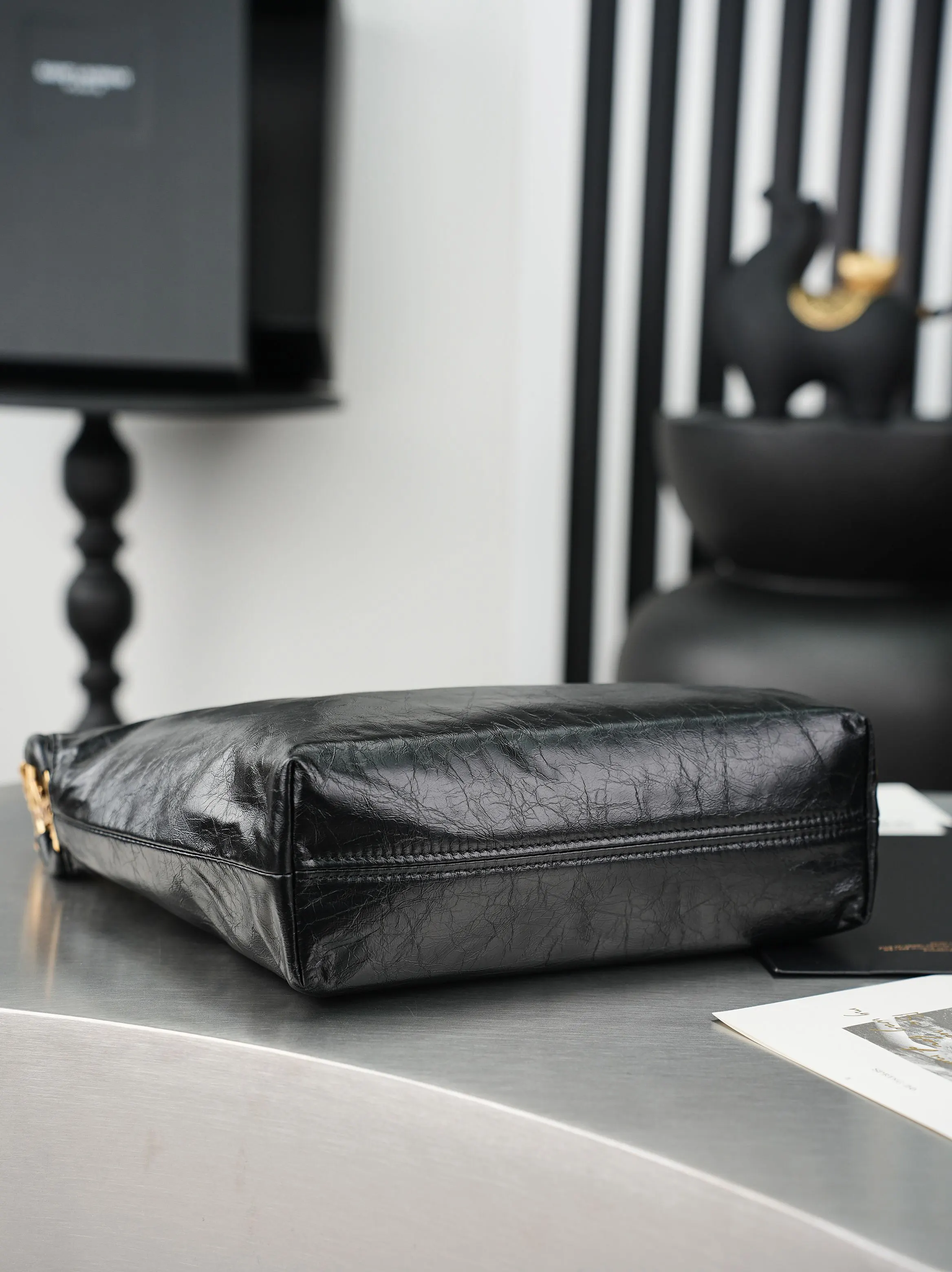 Black Hobo Shoulder Bag Vintage