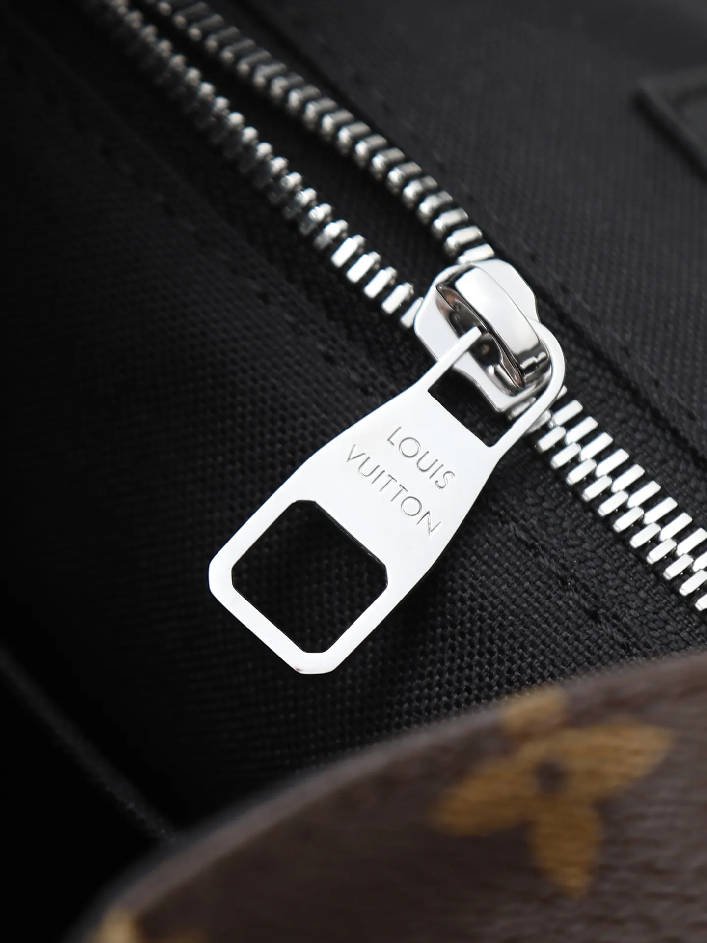 Louis Vuitton Black Monogram Fashion Item Travel Leather