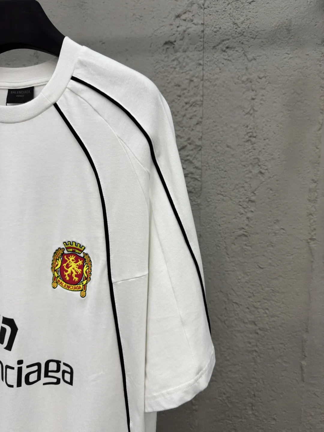 Balenciaga White Cotton Short Sleeve T-Shirt Street