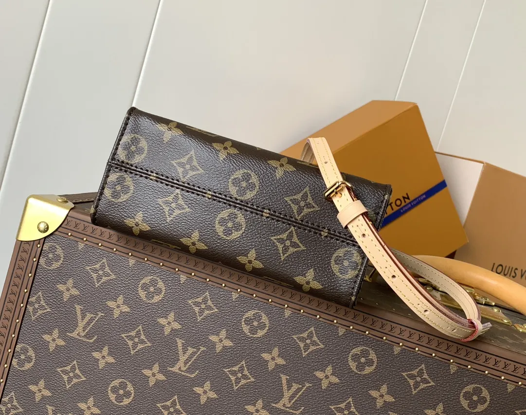 LV 牛皮 村上隆再版系列以玩味笔触演 收納包 旅行收納款