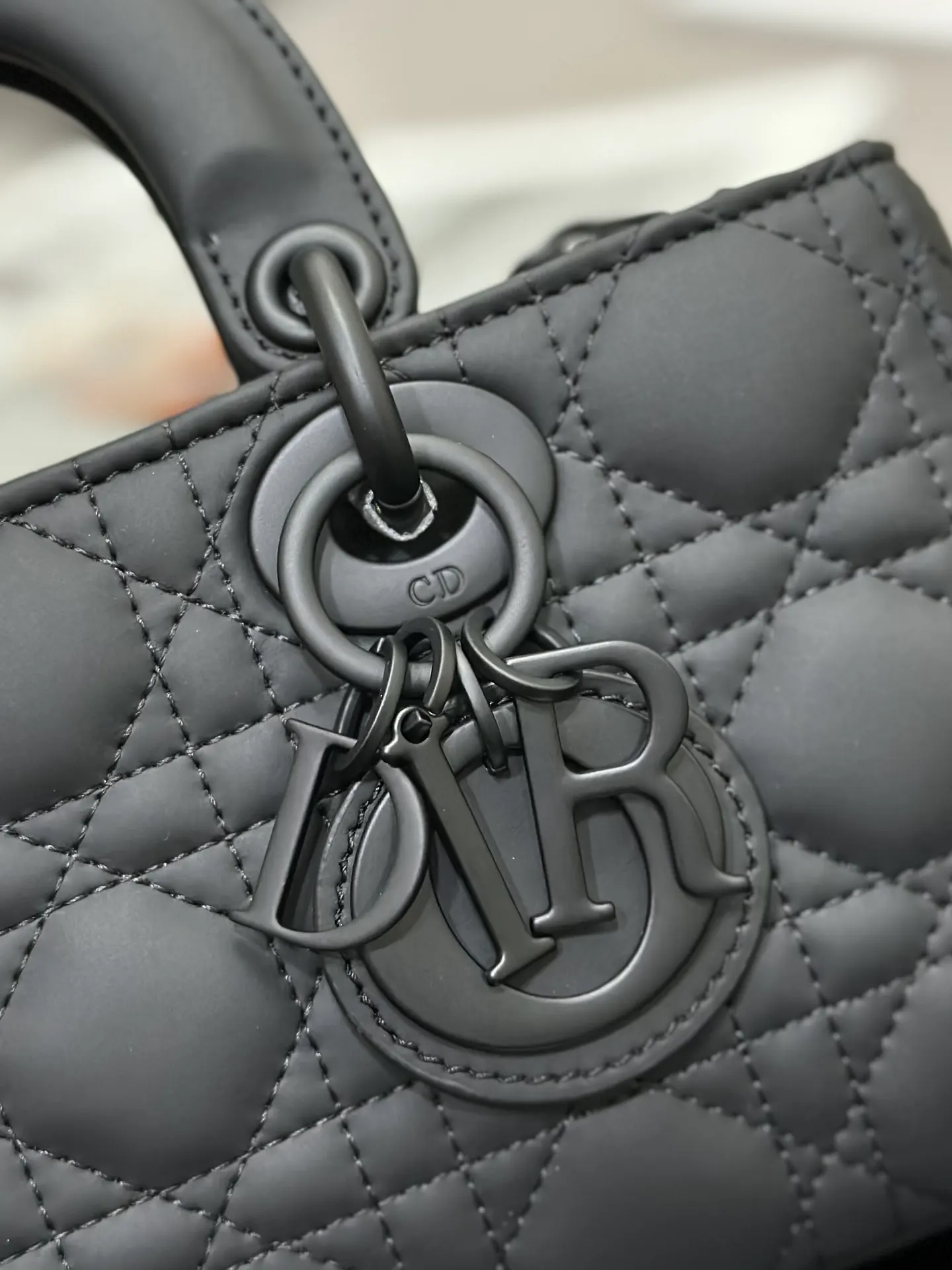 Dior Black Chain Bag Leather