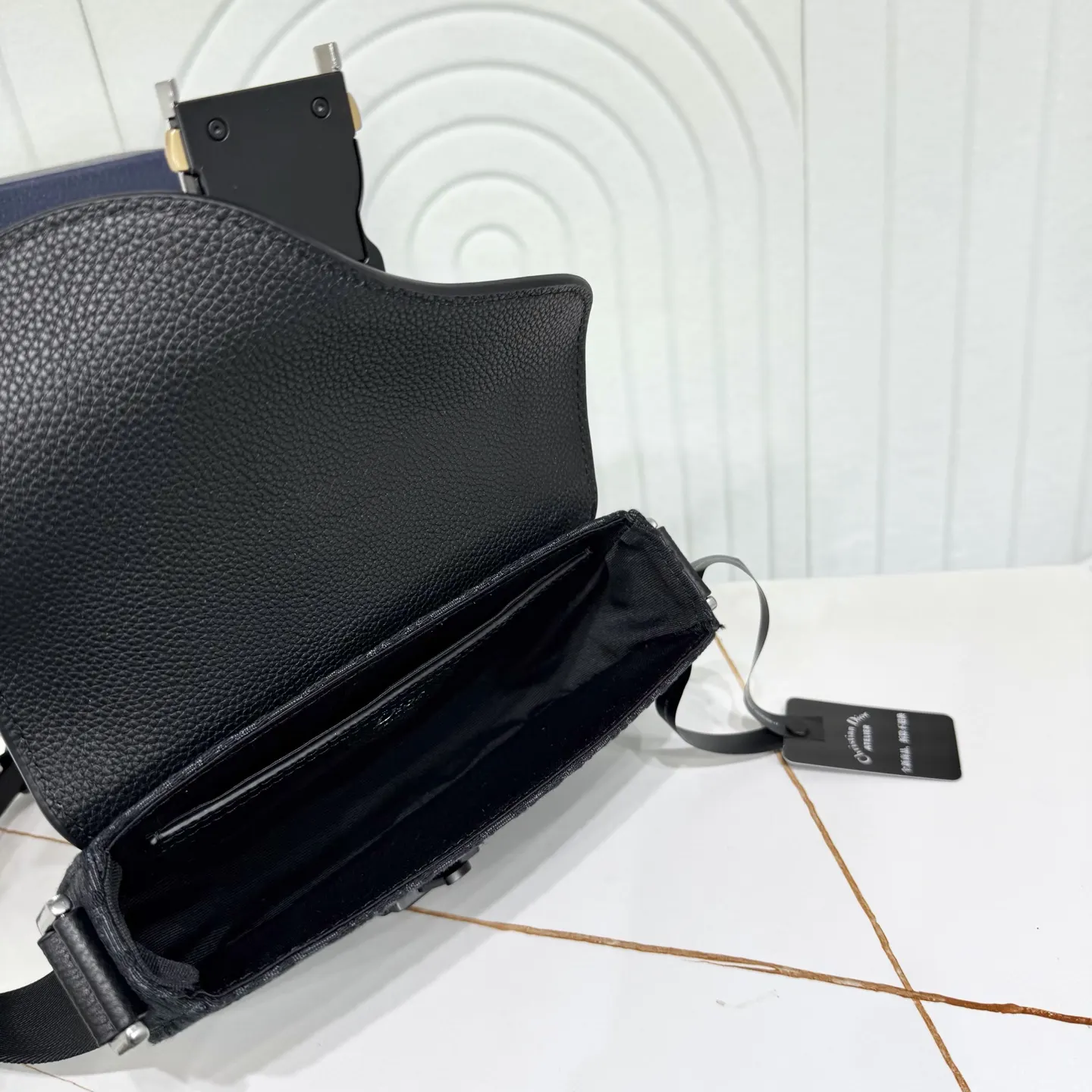 Dior 黑色 米色 牛皮 收纳包 旅行收纳款